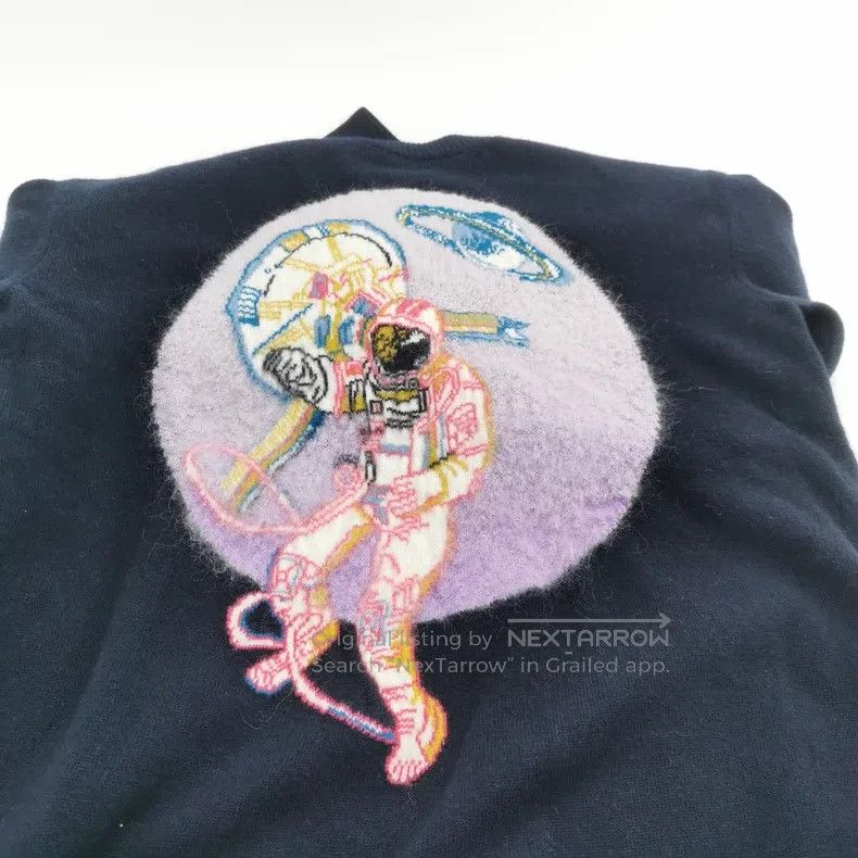Valentino Valentino Plush blend patterned crew neck knit Size M / US 6-8 / IT 42-44 - 6 Thumbnail