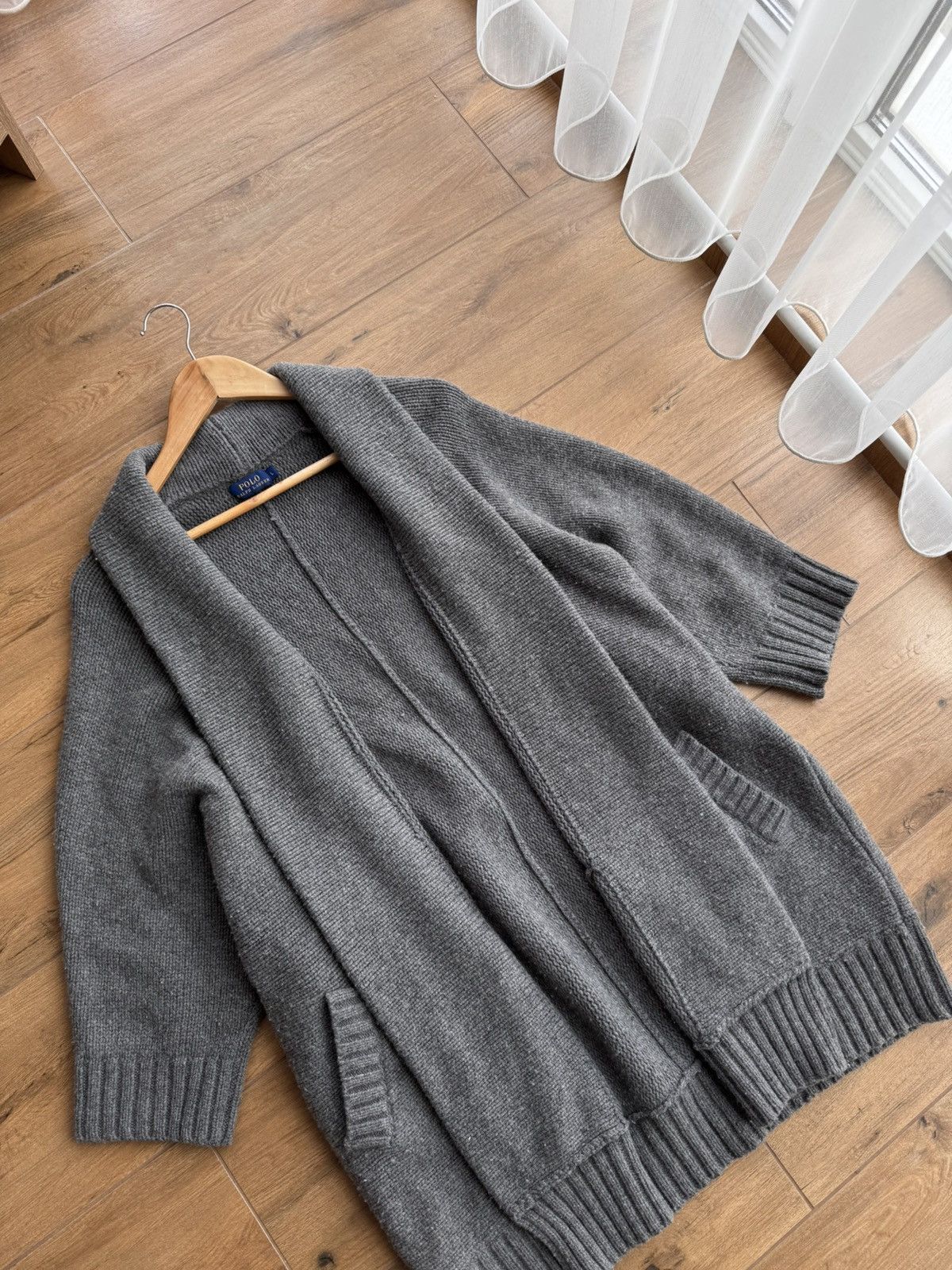 Polo Ralph Lauren × Vintage Vintage Polo Ralph Lauren Merino Wool Heavyweight Poncho Size US L / EU 52-54 / 3 - 3 Thumbnail