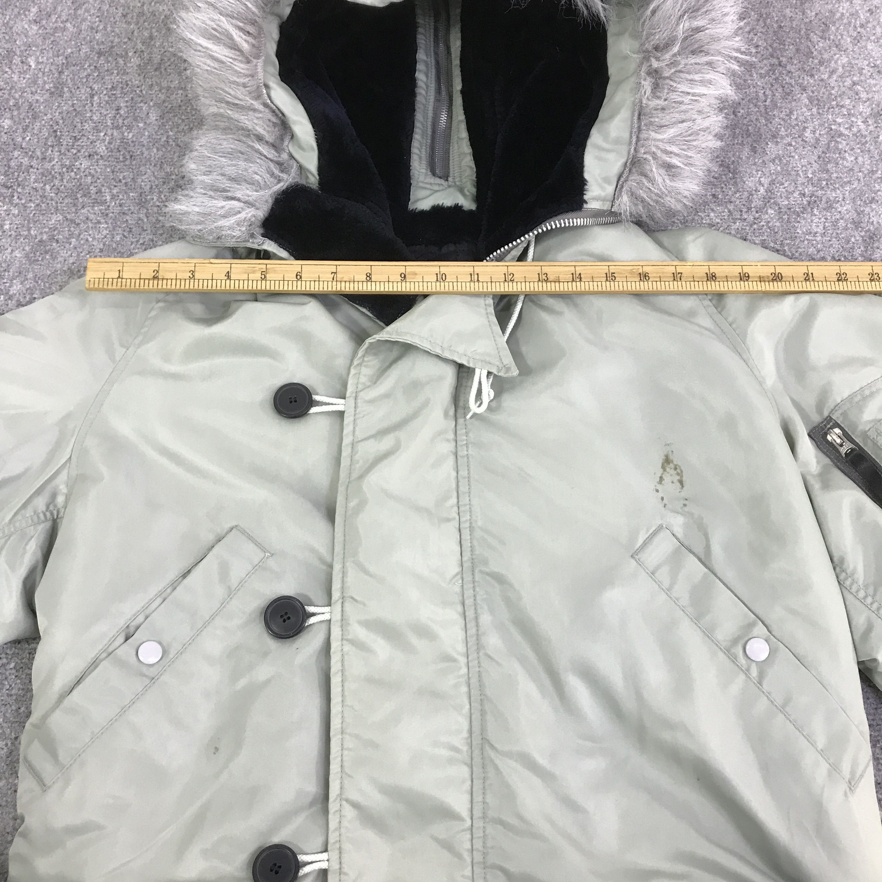 Japanese Brand Vtg Japan kenny club bombers Jacket fur hoodie K100B2 Size US L / EU 52-54 / 3 - 5 Thumbnail