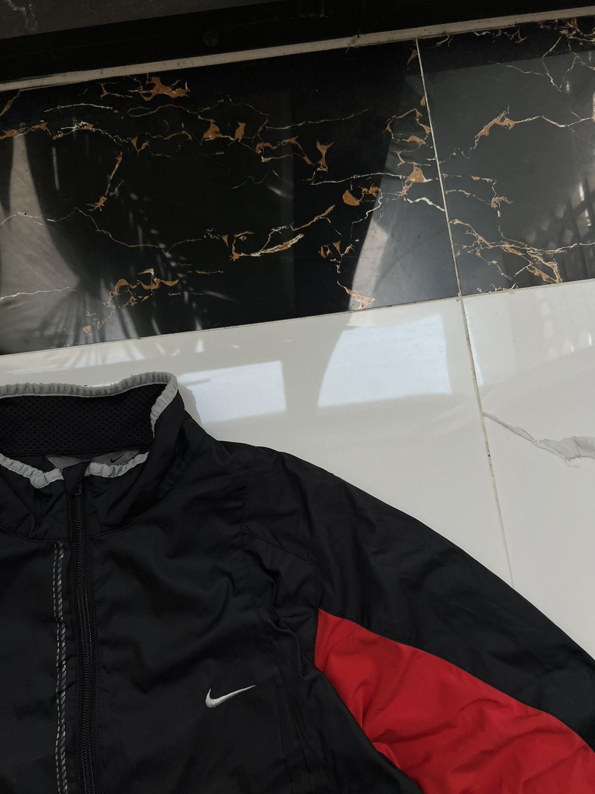 Nike × Vintage 90’s NIKE CLIMAFIT RETRO RARE SWOOSH LOGO Y2K TRACK JACKET Size US XL / EU 56 / 4 - 5 Thumbnail