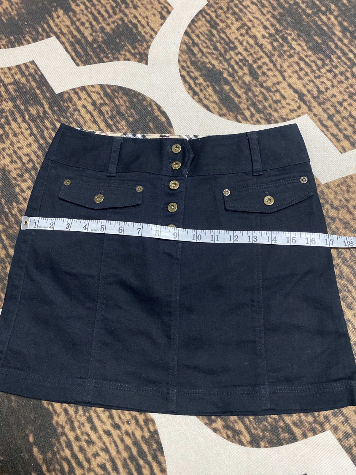 Burberry Burberry blue label mini skirt denim Size 28" / US 6 / IT 42 - 10 Thumbnail