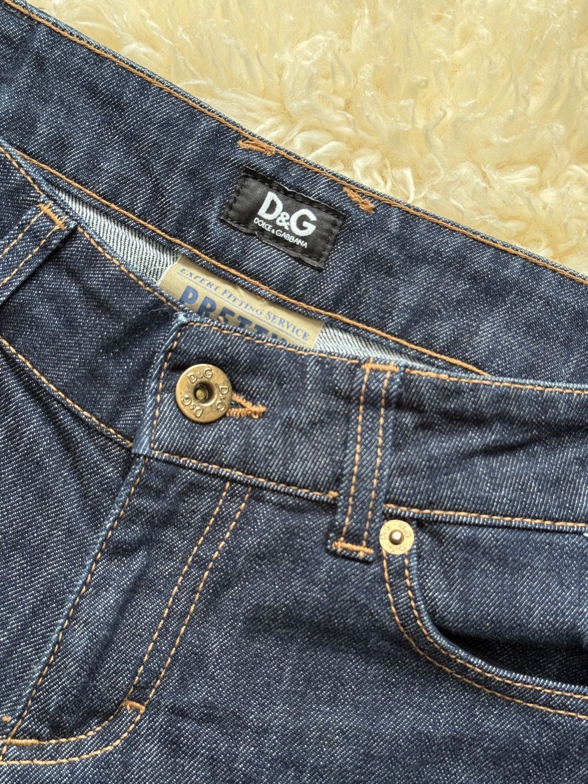Dolce & Gabbana D&G Dolce & Gabbana Pretty Skinny Dark Blue Jeans – Size 27 Size 26" / US 2 / IT 38 - 4 Thumbnail