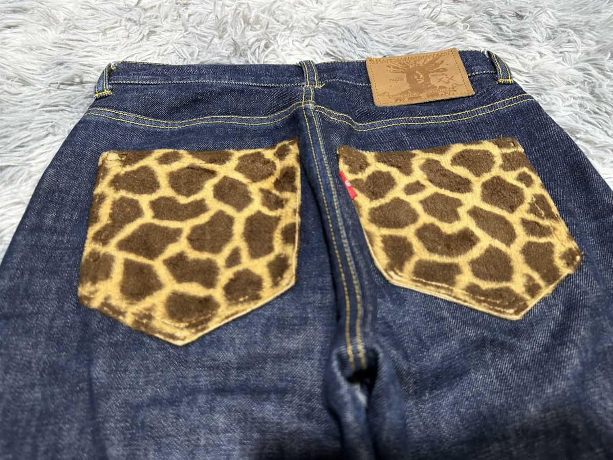 Hysteric Glamour 🔥Harajuku Archived Ozone Community Denim Giraffe Pockets Size US 26 / EU 42 - 3 Thumbnail