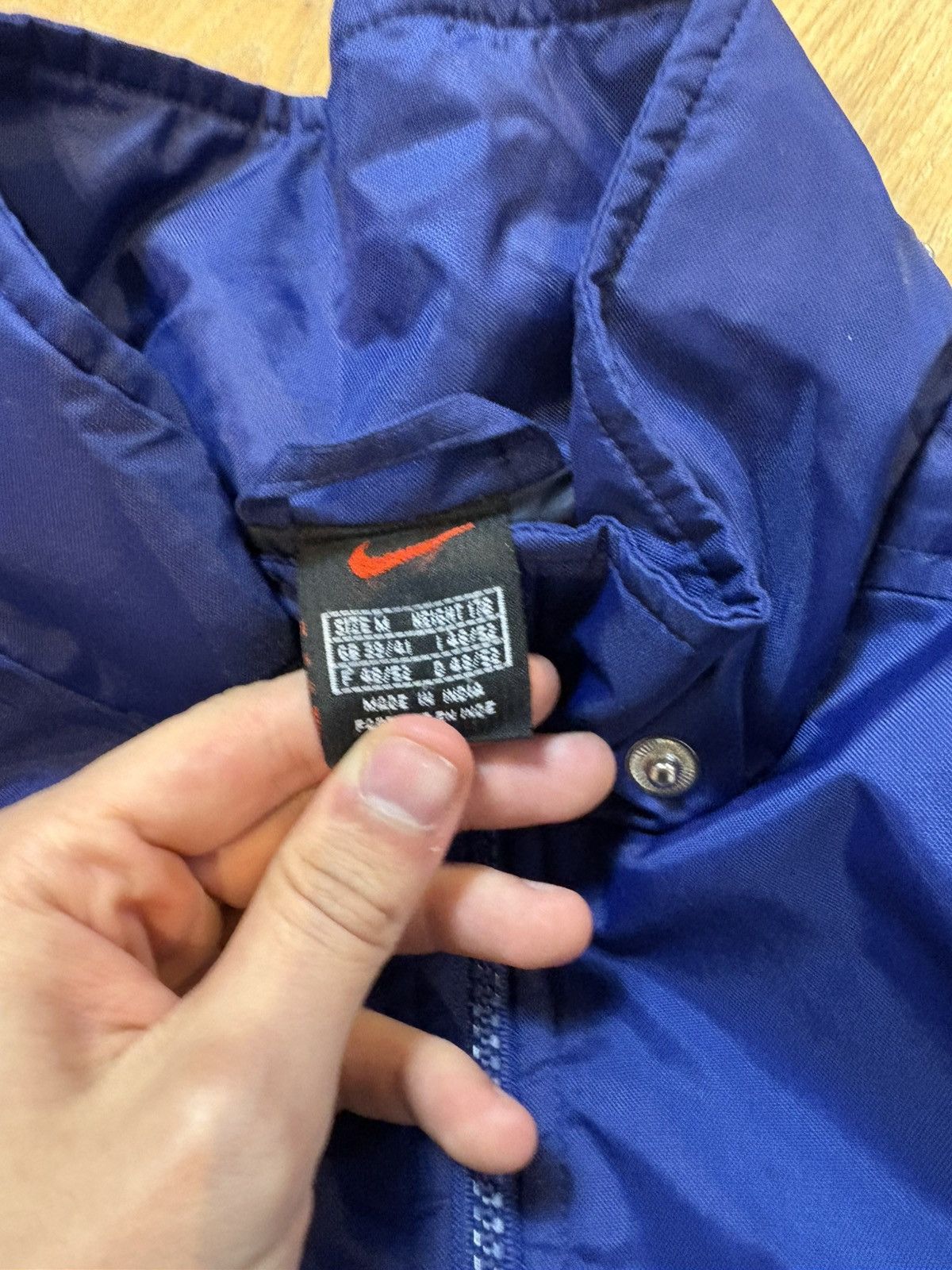 Nike 90s Vintage Double Big Swoosh Logo Oversized Down Jacket Size US M / EU 48-50 / 2 - 6 Thumbnail