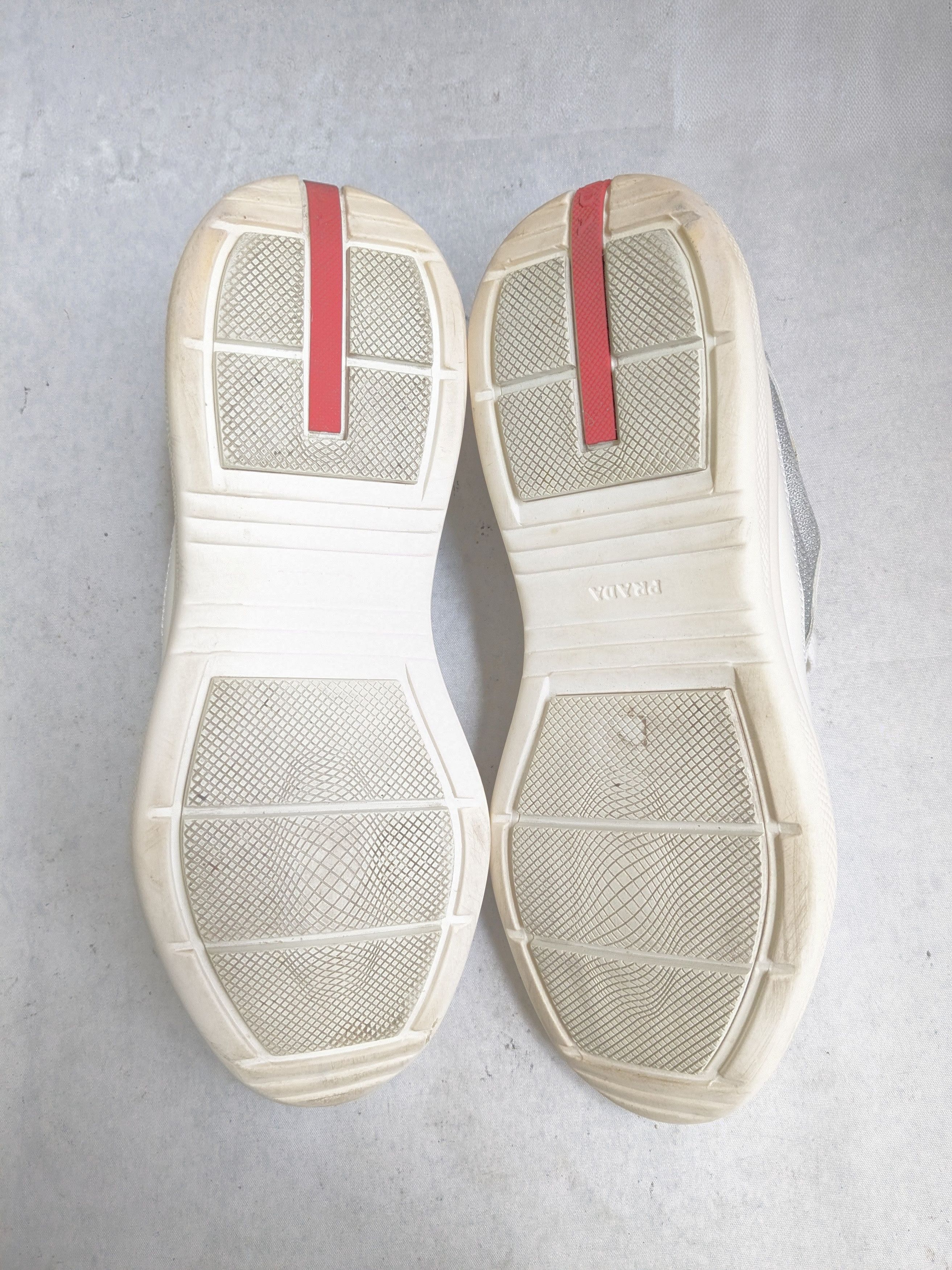 Prada Prada America's Cup Sneakers White Patent Leather 9 Low Size US 9 / EU 42 - 12 Thumbnail