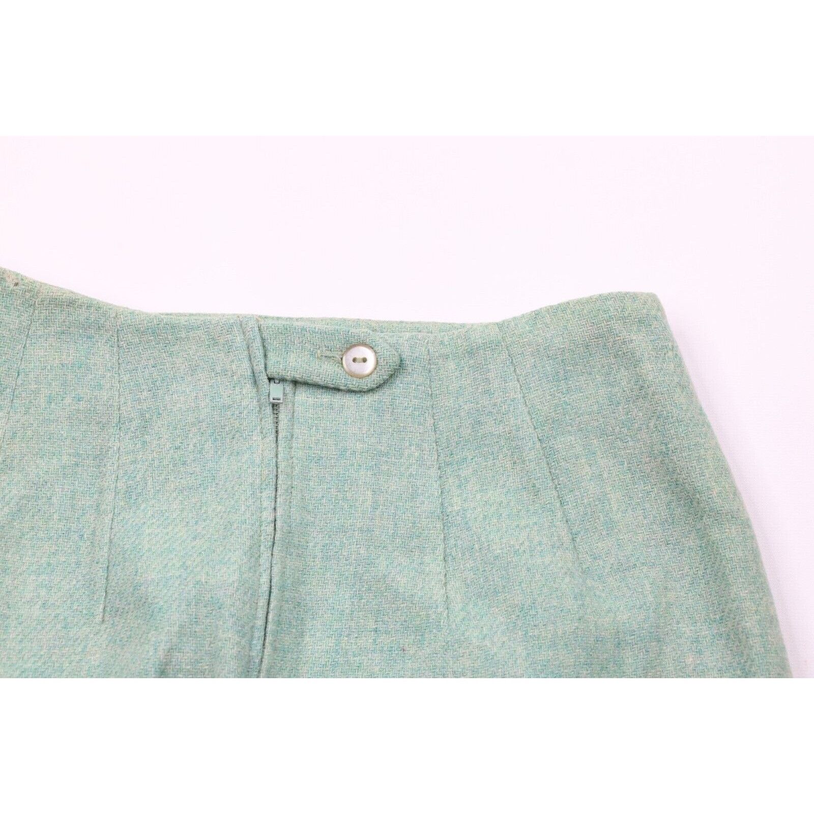Vintage Vintage 60s 70s Streetwear Wool Tweed Pencil Skirt Size 26" / US 2 / IT 38 - 12 Thumbnail