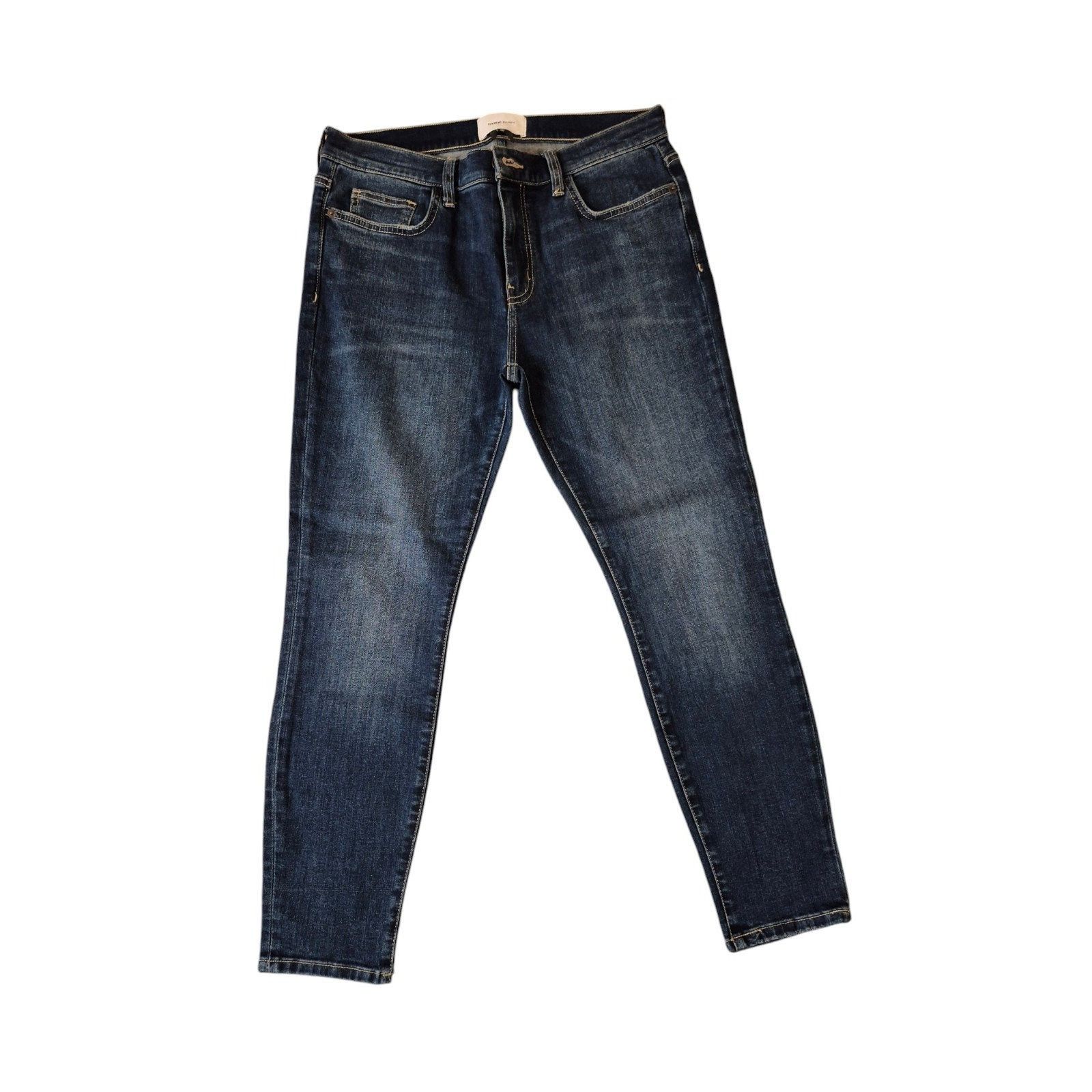Current/Elliot Current/Elliot Dark Wash Skinny Jeans Mid Rise Stretch Denim Size 30" / US 8 / IT 44 - 1 Thumbnail
