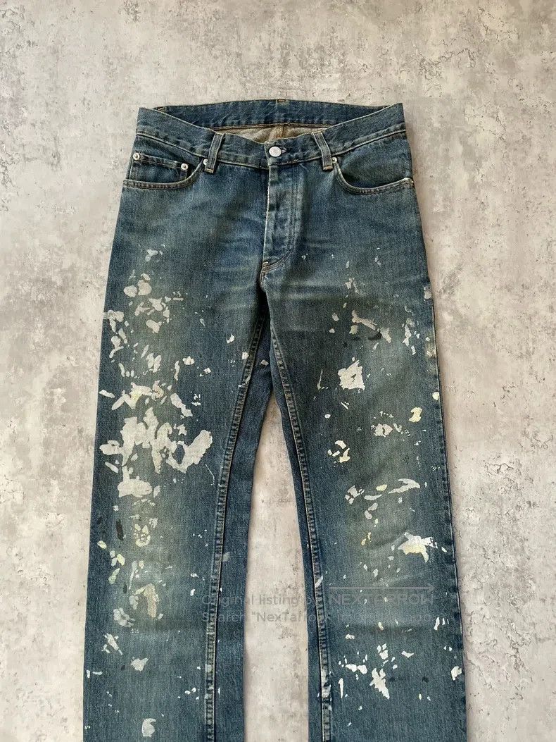 Helmut Lang HELMUT LANG OG Painter Jeans Archive - Bootcut Size US 29 - 2 Thumbnail