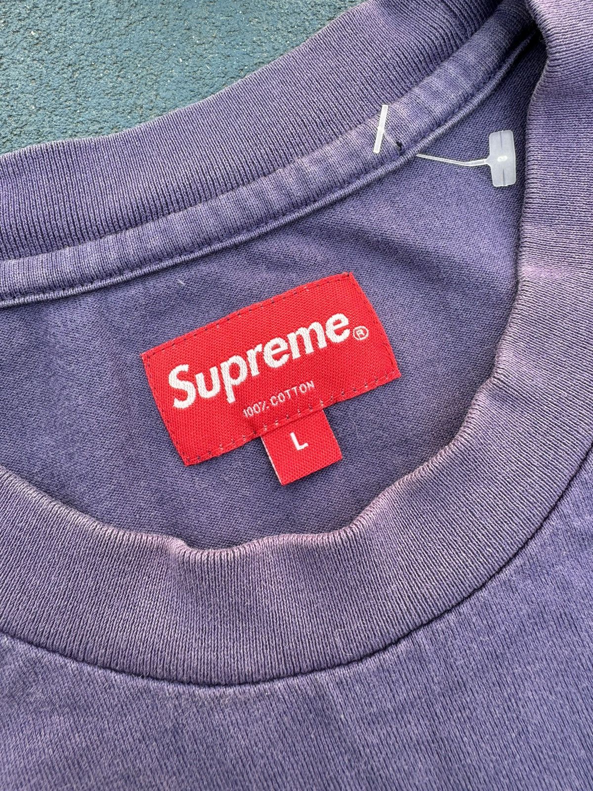 Supreme Supreme Bullion Logo S/S Top Washed Navy Size US L / EU 52-54 / 3 - 5 Thumbnail
