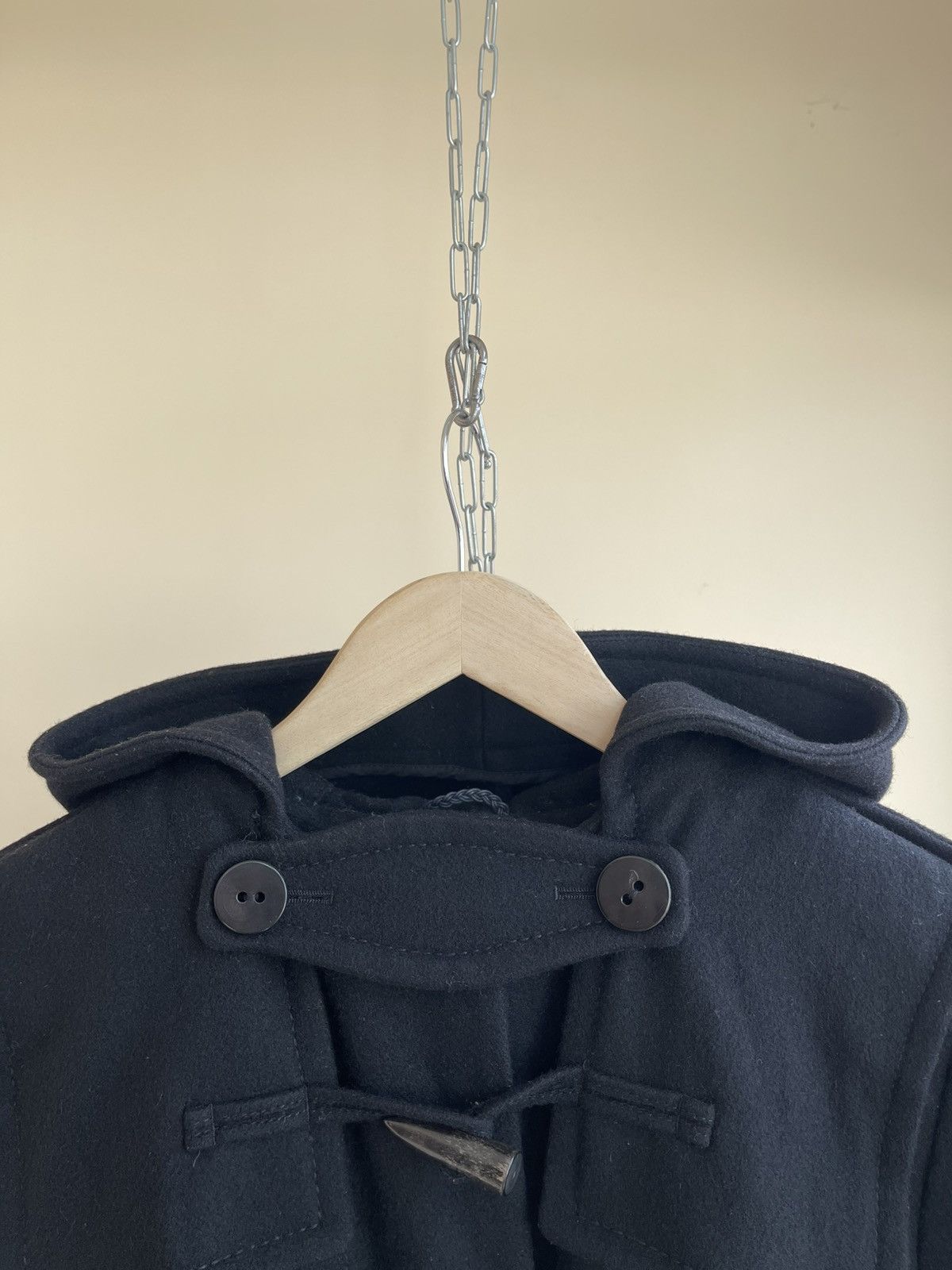 DRYKORN Drykorn Wool Blend Hooded Duffle Coat Jacket Size L / US 10 / IT 46 - 3 Thumbnail