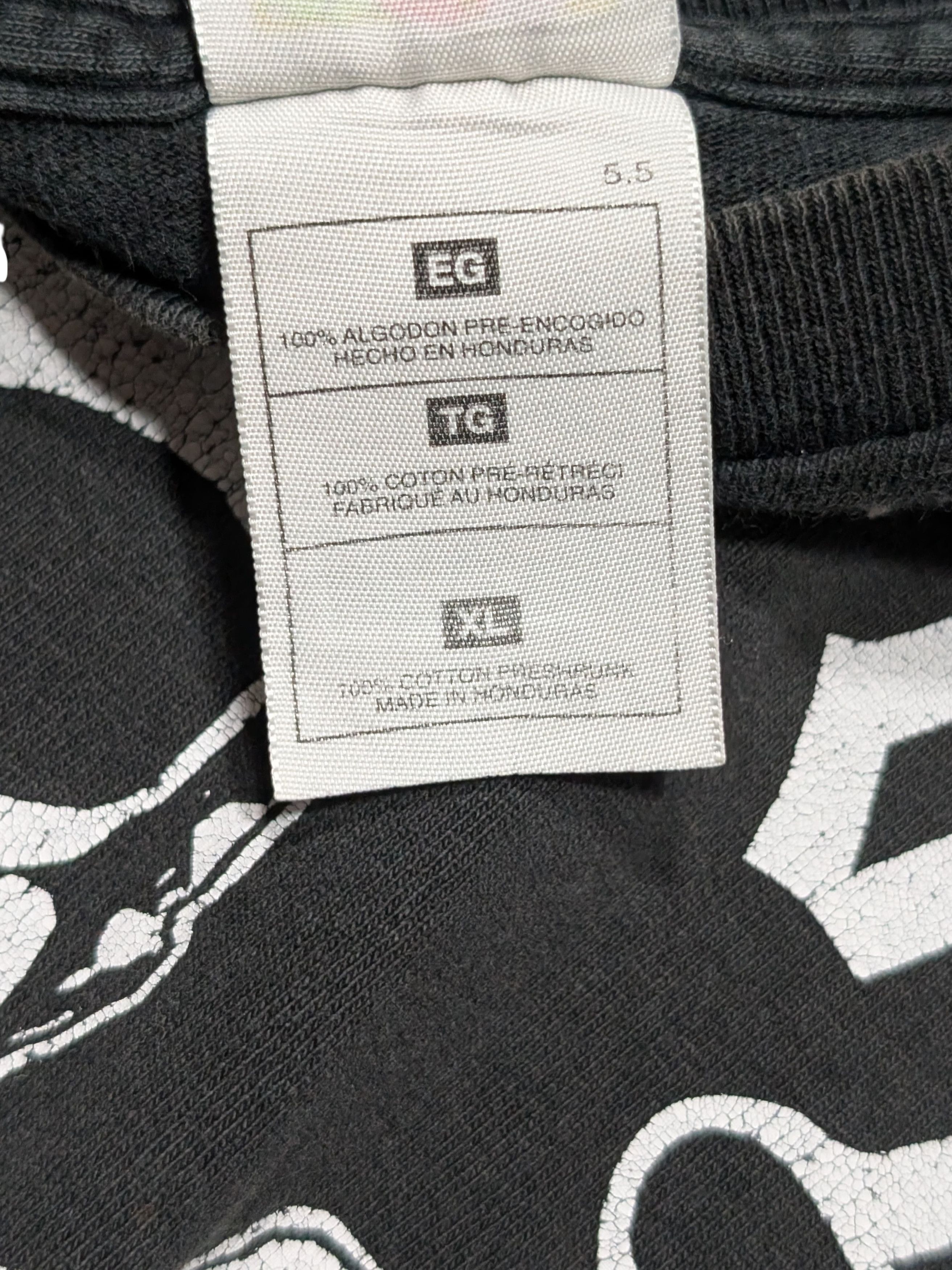 Vintage 90s Sick Boy Motorcycles Skull Crossbones Long Sleeve Tee Size US XL / EU 56 / 4 - 5 Thumbnail