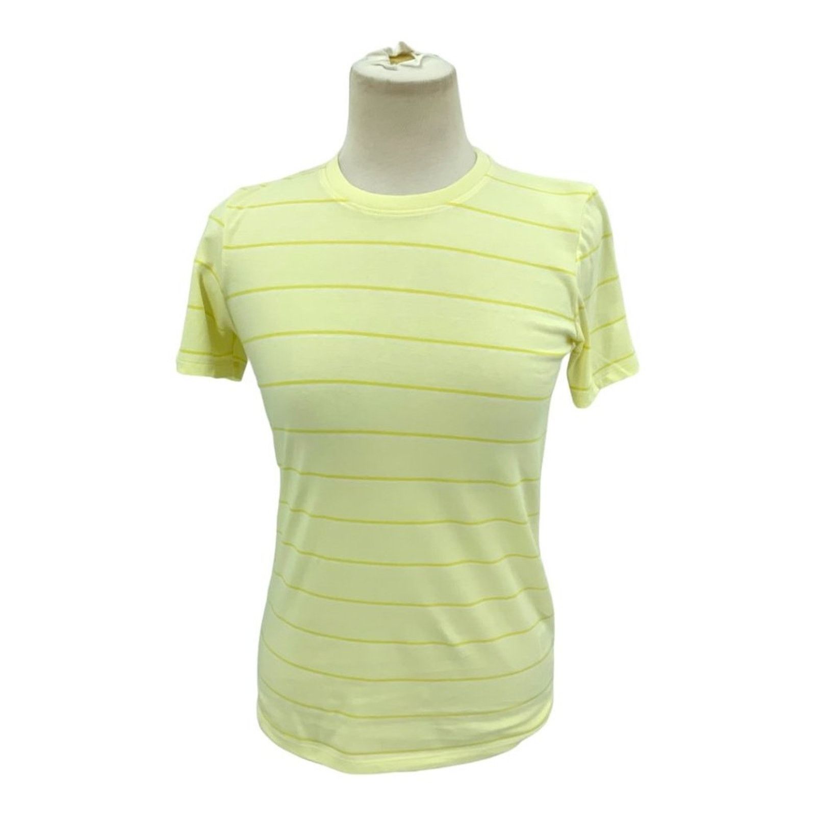 Everlane Everlane Organic Cotton Yellow Stripe Crewneck Tee Medium Size M / US 6-8 / IT 42-44 - 1 Thumbnail