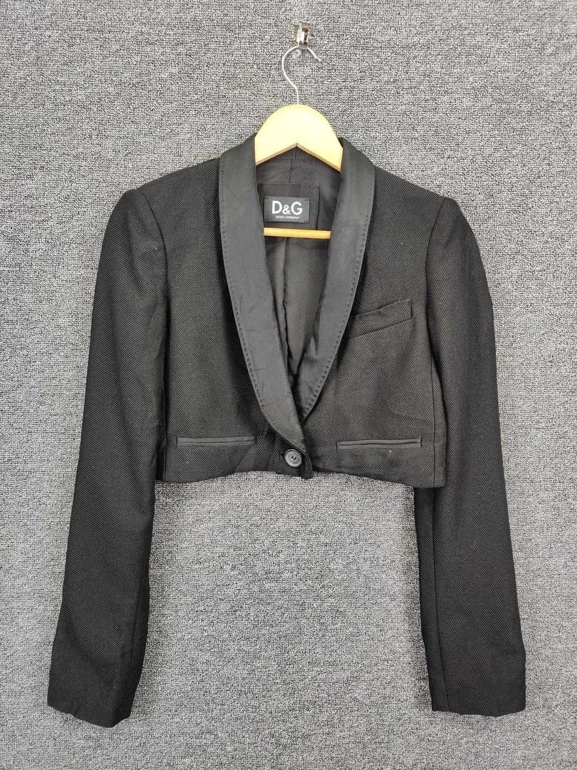 Dolce & Gabbana Vintage Dolce & Gabbana Cropped Single Button Coat Jacket Size US S / EU 44-46 / 1 - 1 Thumbnail