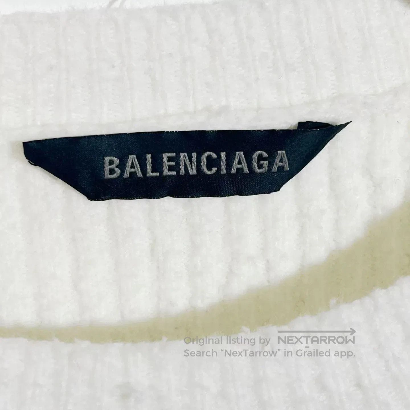 Balenciaga Balenciaga Logo Print Sweater Knitwear. Size US XS / EU 42 / 0 - 3 Thumbnail