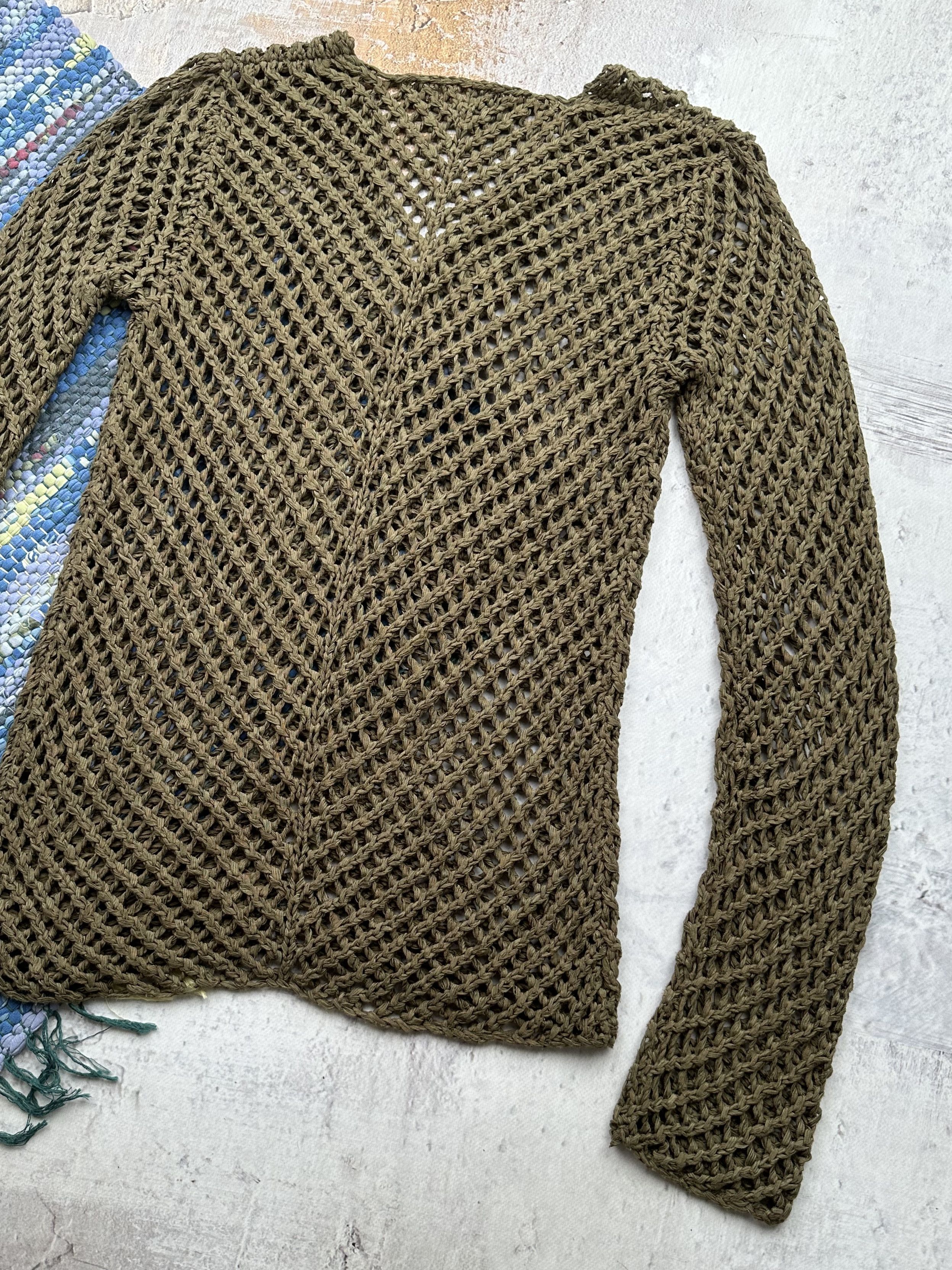 Japanese Brand Vintage Mesh Sweater A363D15(444) Size M / US 6-8 / IT 42-44 - 7 Thumbnail