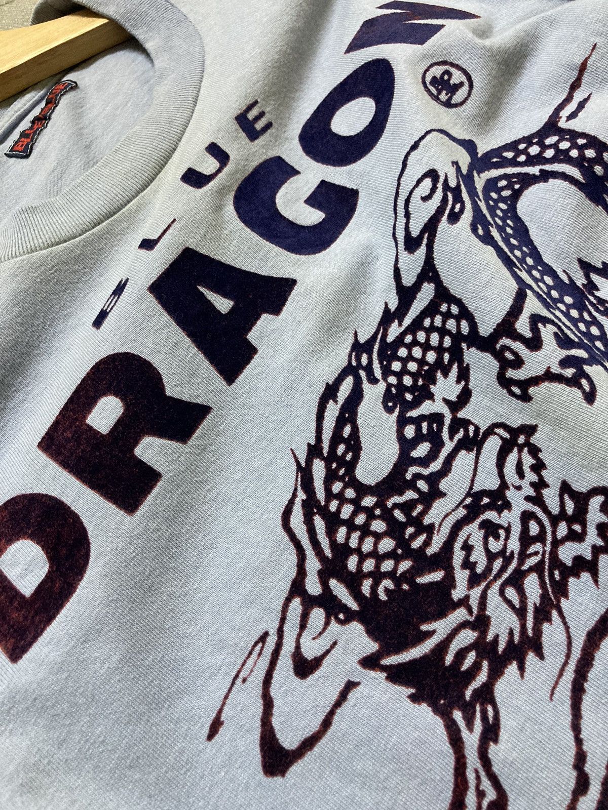 Blue Blue Japan × Japanese Brand × Vintage Vintage Blue Blue Japan Blue Dragon T-Shirt Size US S / EU 44-46 / 1 - 10 Thumbnail