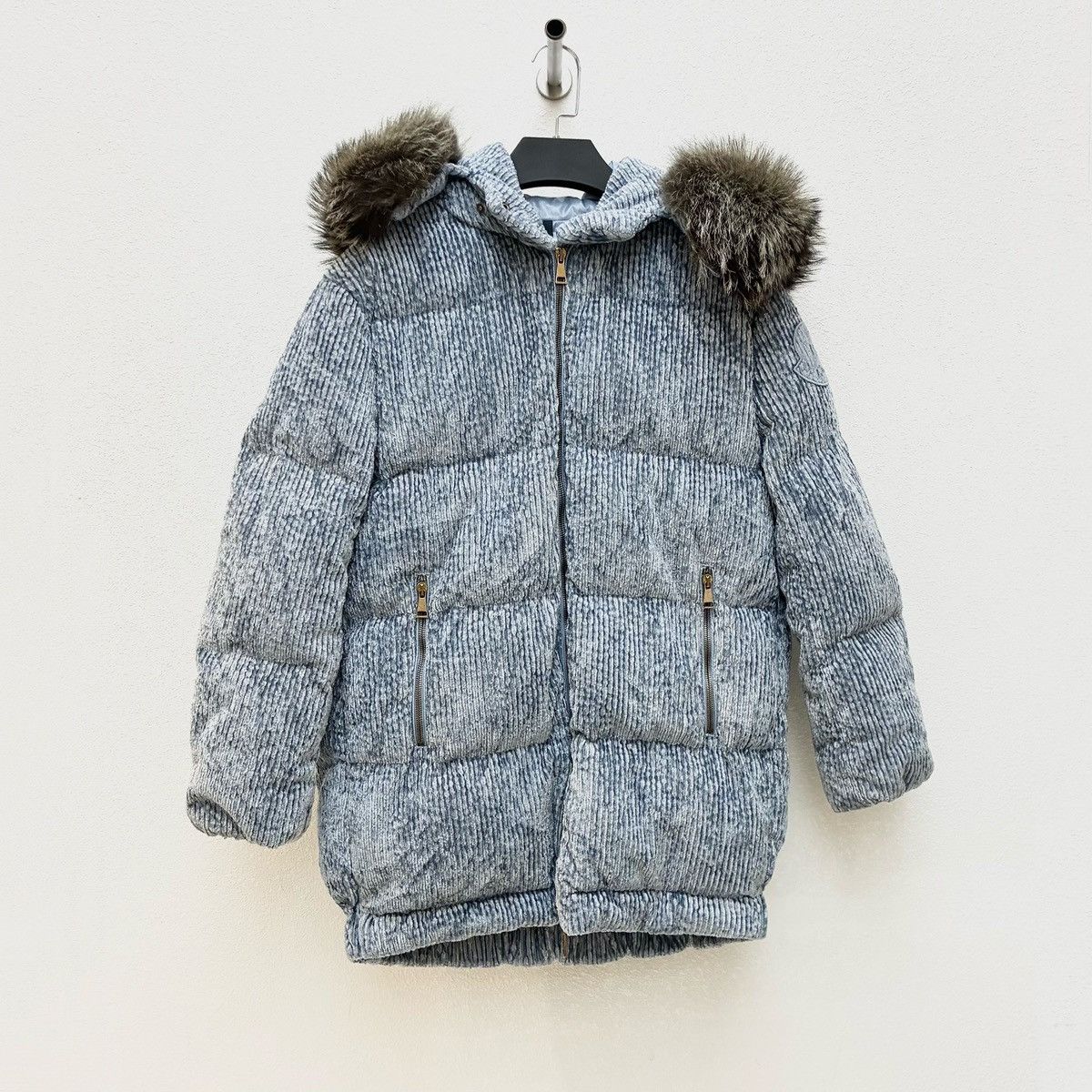 Moncler Moncler Mergule corduroy puffer coat Size XXS / US 00 / IT 34 - 1 Thumbnail