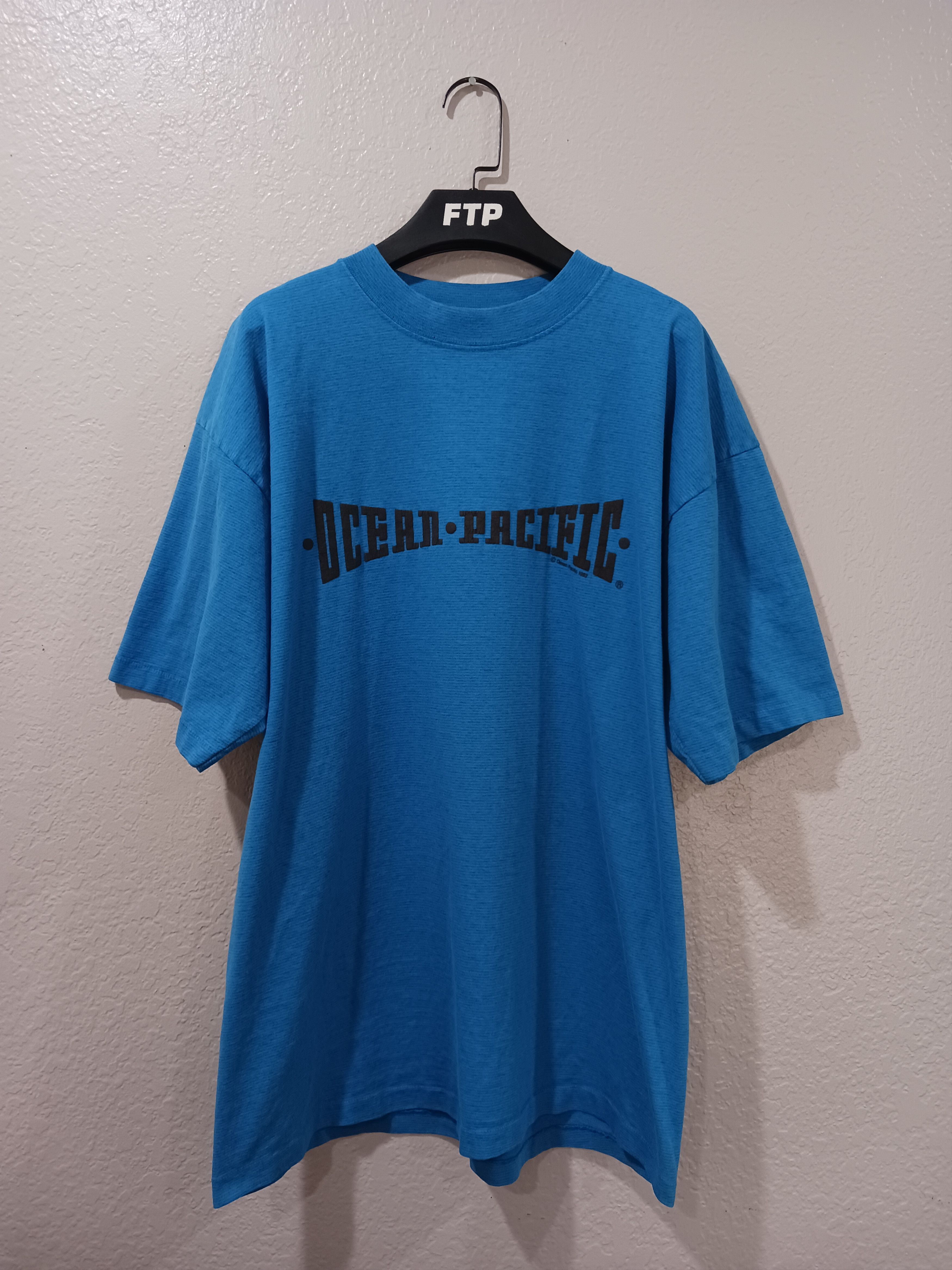 Ocean Pacific × Vintage Vintage 1992 Ocean Pacific "3D Raised Logo" Graphic T-Shirt Size US XL / EU 56 / 4 - 1 Thumbnail