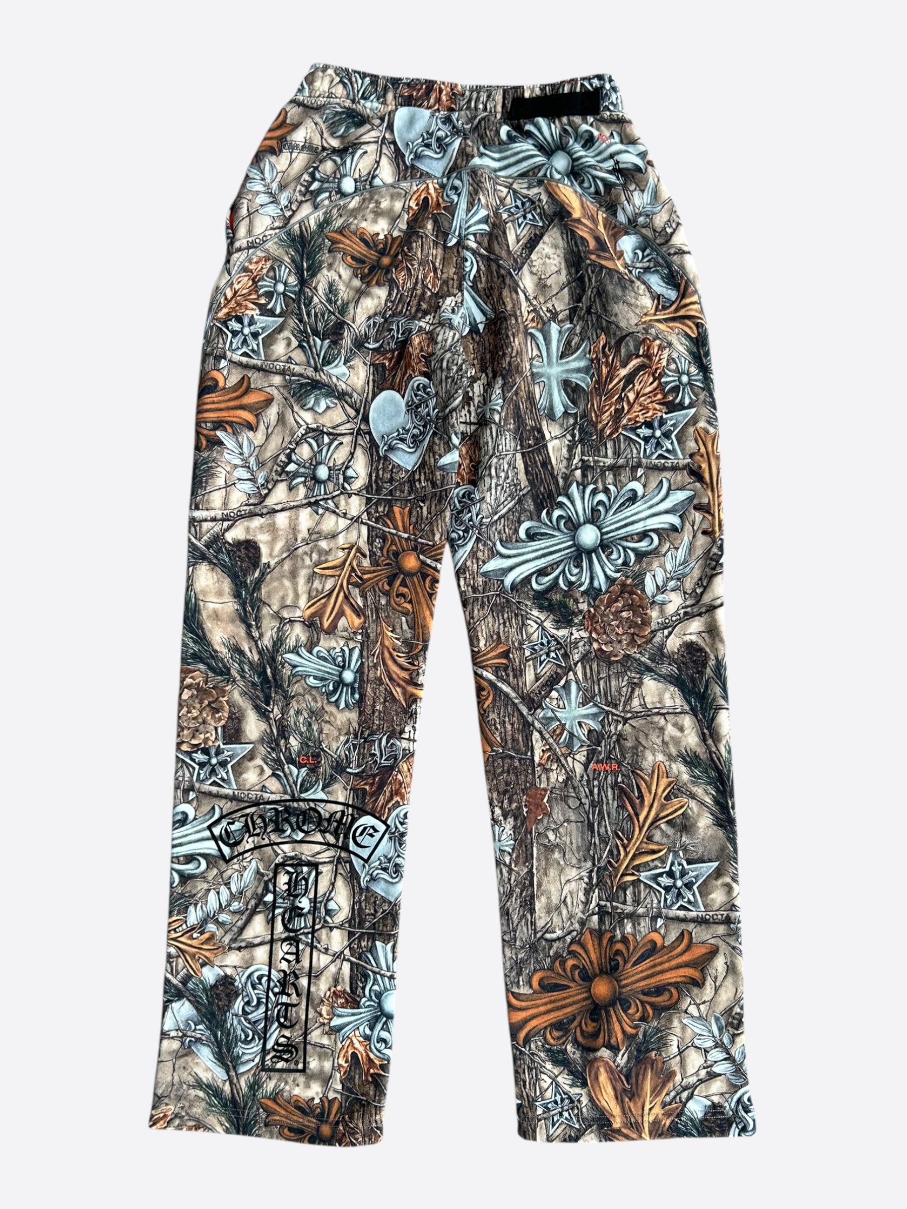 Chrome Hearts Nike NOCTA Camouflage Horseshoe Logo Sweatpants Size US 32 / EU 48 - 2 Thumbnail