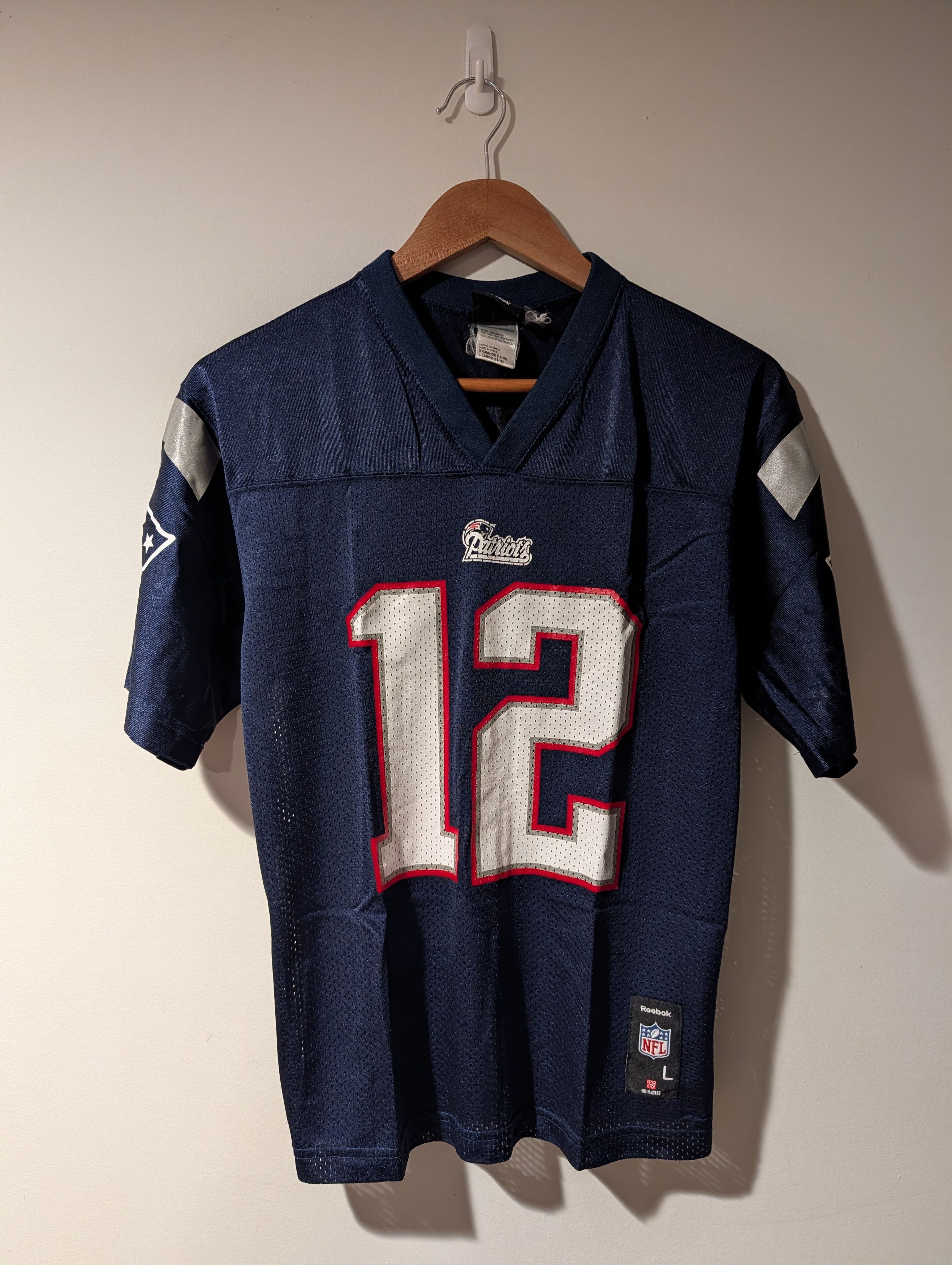 NFL New England Patriots Tom Brady Jersey Youth Large (14-16) Size US L / EU 52-54 / 3 - 6 Thumbnail
