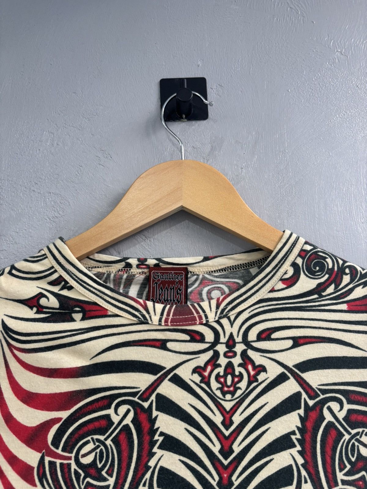 Jean Paul Gaultier Jean Paul Gaultier SS1996 cyberbaba tribal tatoo top Size S / US 4 / IT 40 - 5 Thumbnail