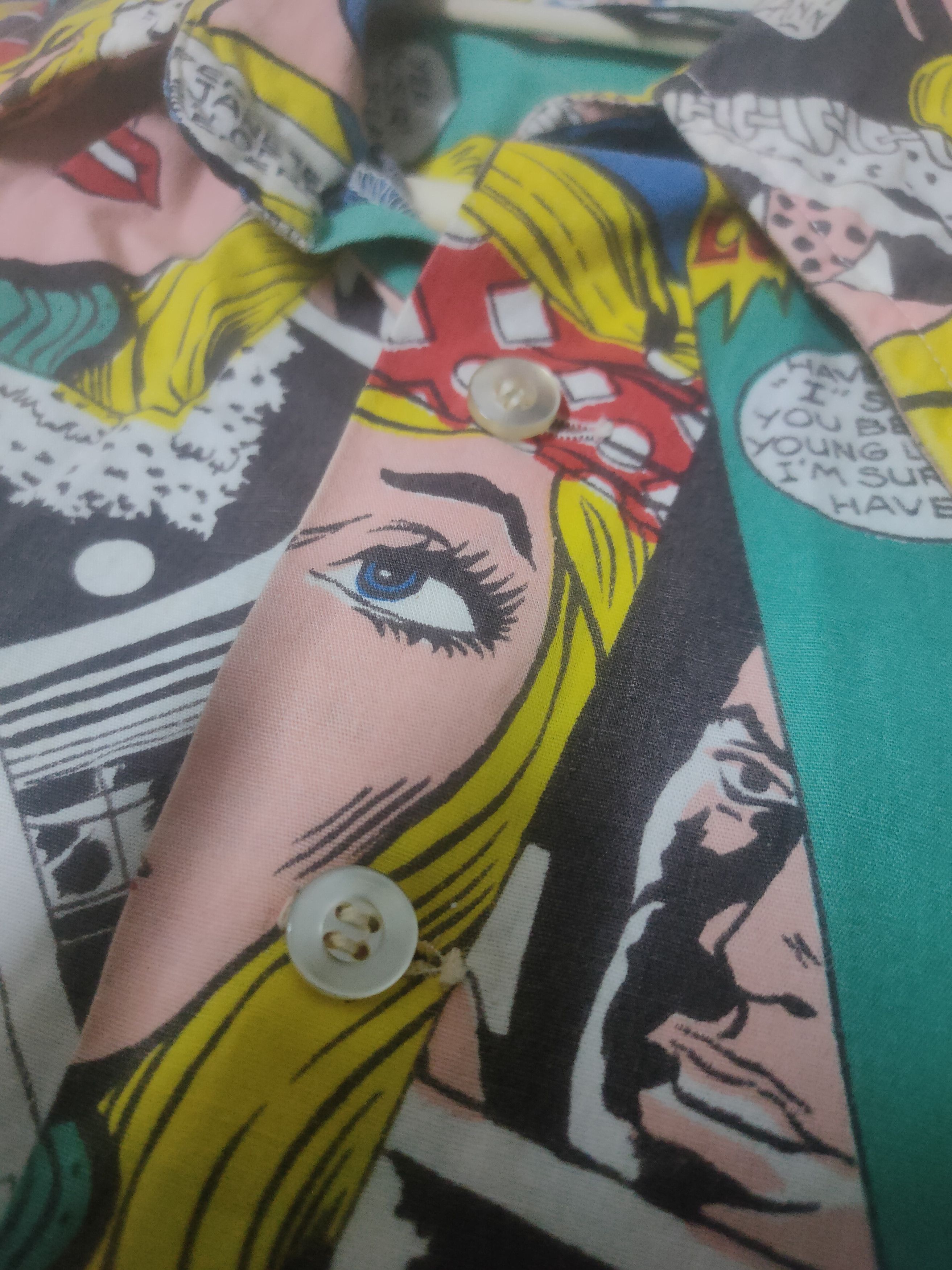Cartoon Network × DC Comics × Vintage Vintage 70s nicky Zane comic over print Size 38L - 5 Thumbnail
