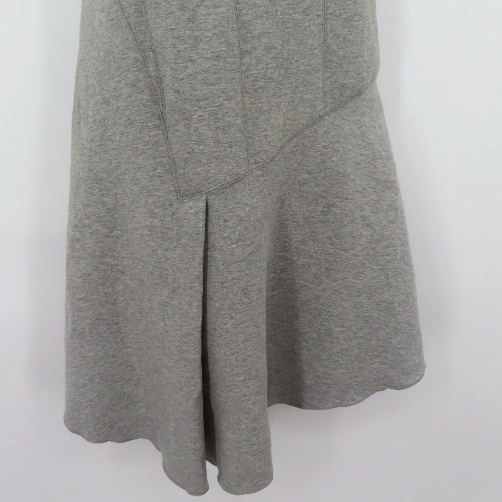 Vintage Derek Lam 10 Crosby Womens Dress Gray Scuba Sleeveless Asymmetrical Fit Flare 4 Size S / US 4 / IT 40 - 5 Thumbnail
