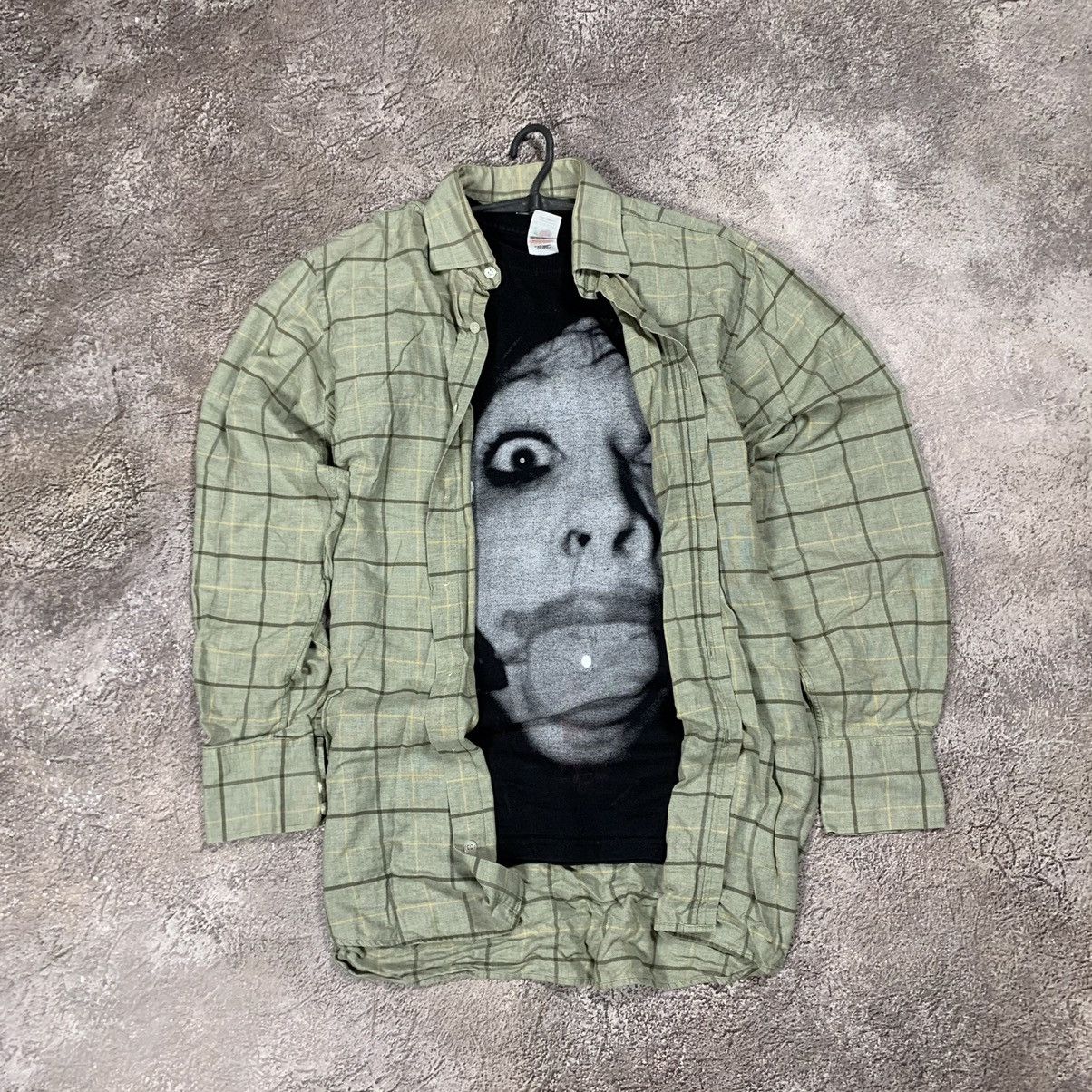Vintage Vintage 90s Graphic Shirt Surreal Portrait Streetwear XL Size US XL / EU 56 / 4 - 1 Thumbnail