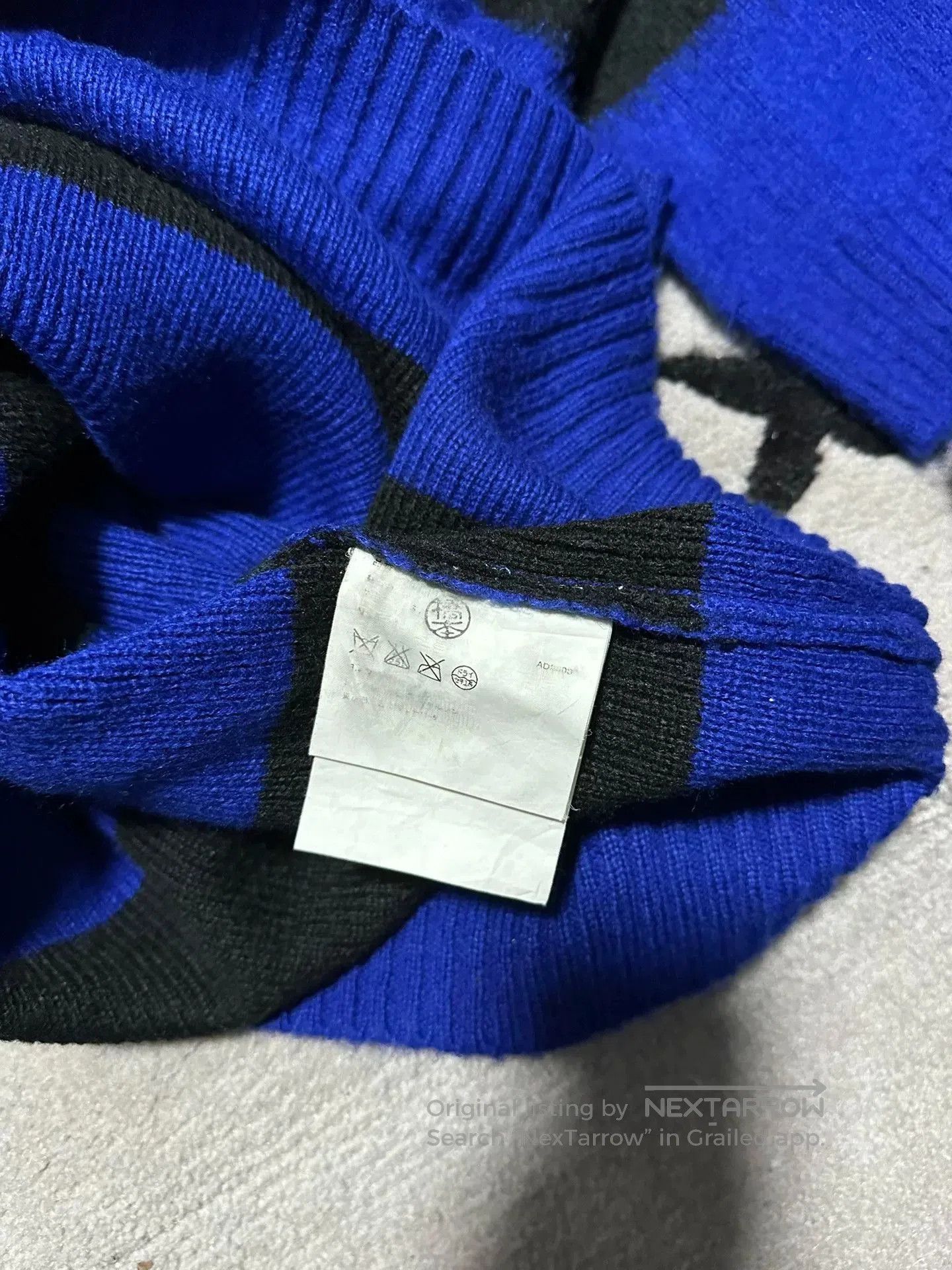 Junya Watanabe Junya Watanabe Blue Striped Sweater. Size US S / EU 44-46 / 1 - 5 Thumbnail