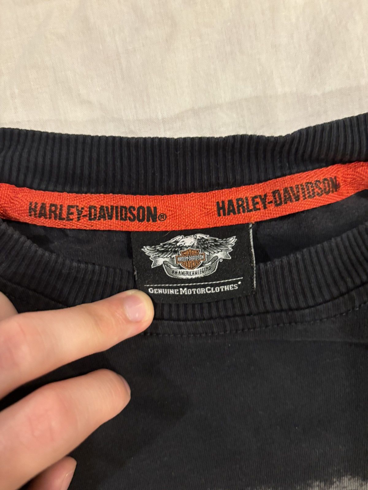 Harley Davidson Harley Tee Black and Grey Size L Size US L / EU 52-54 / 3 - 3 Thumbnail