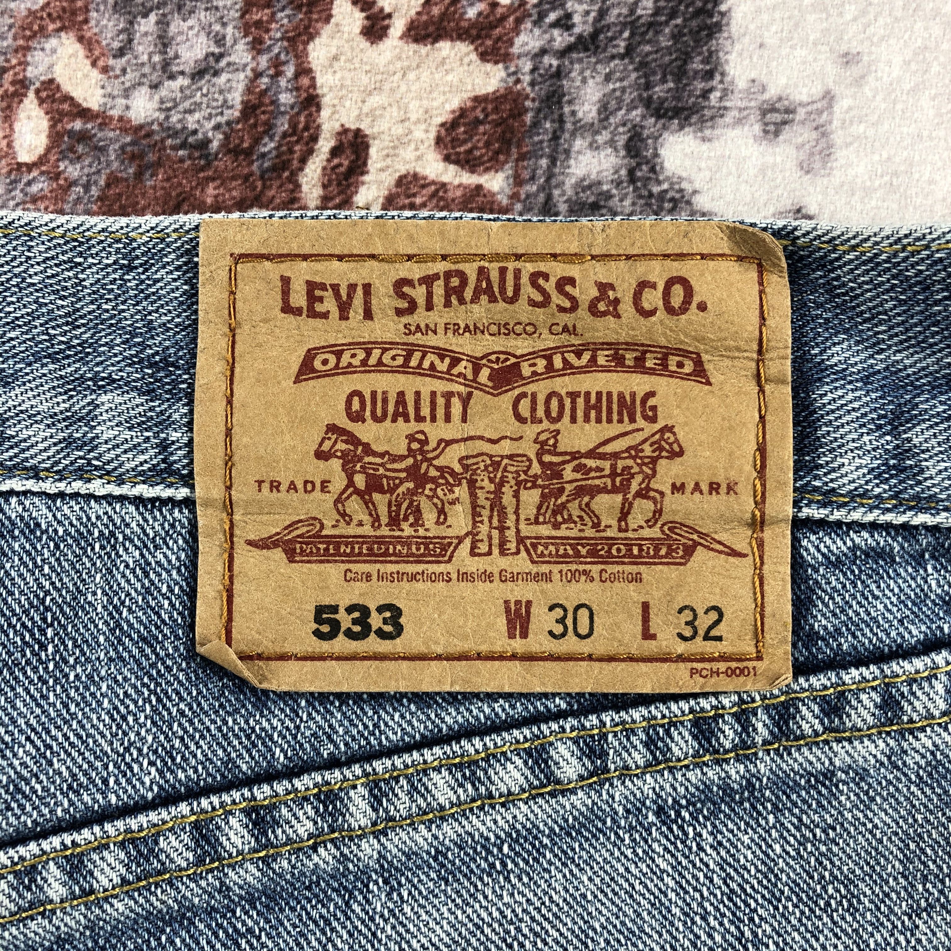 Levi's × Vintage 90s Vintage Blue Wash Levis 533 Jeans-JM2144 Size US 29 - 6 Thumbnail
