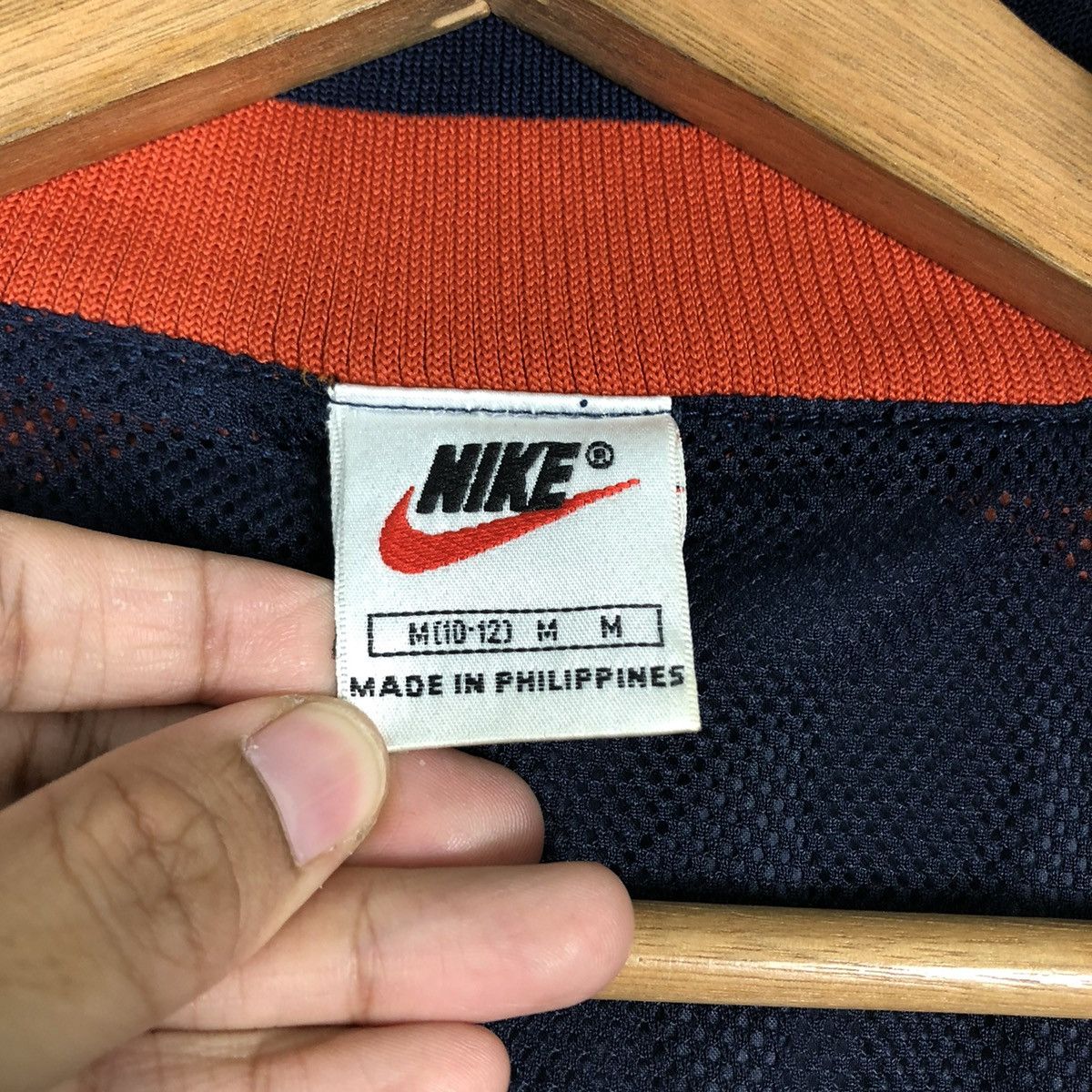 Nike 🔥VINTAGE NIKE BIKER ZIPPER JACKET BIG SWOOSH LOGO Size US M / EU 48-50 / 2 - 19 Thumbnail