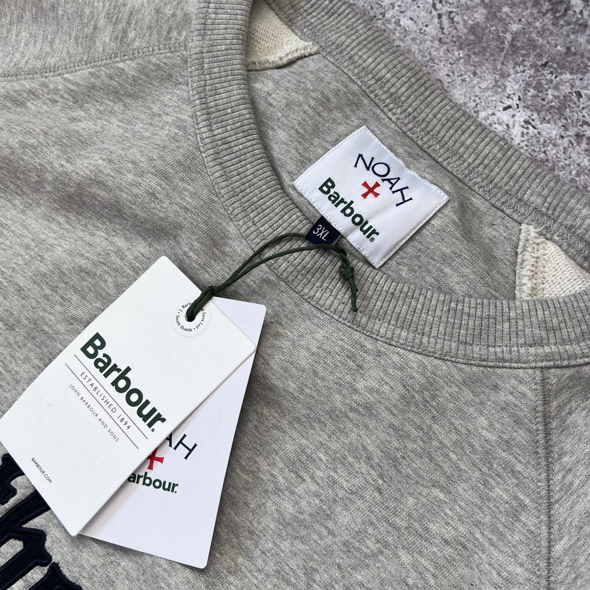 Barbour × Noah Barbour x Noah NYC Northeast Crewneck Grey New 3XL Size US XXL / EU 58 / 5 - 4 Thumbnail