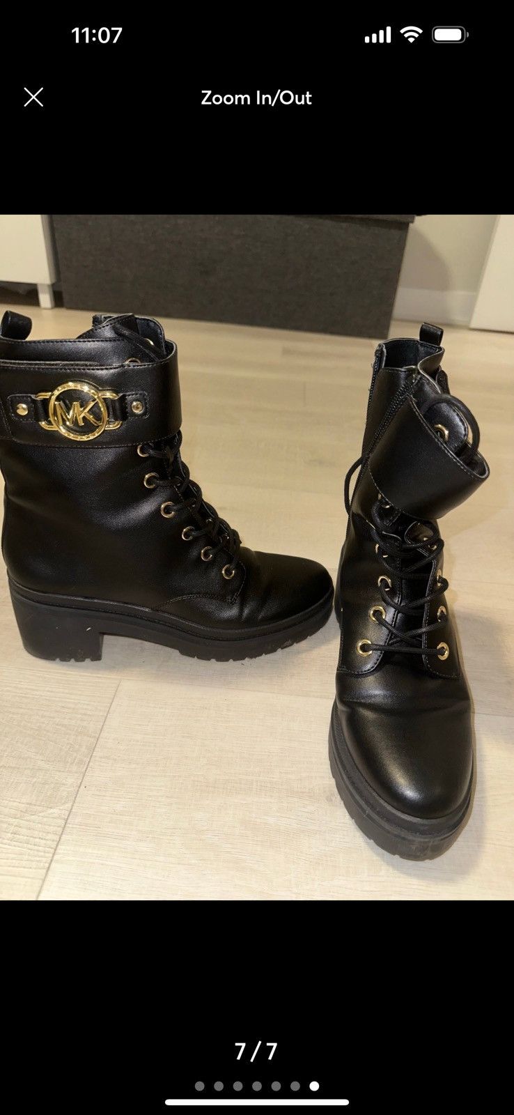 Michael Kors Gently used Michael Kors boots size 10 leather Size US 10 / IT 40 - 6 Thumbnail