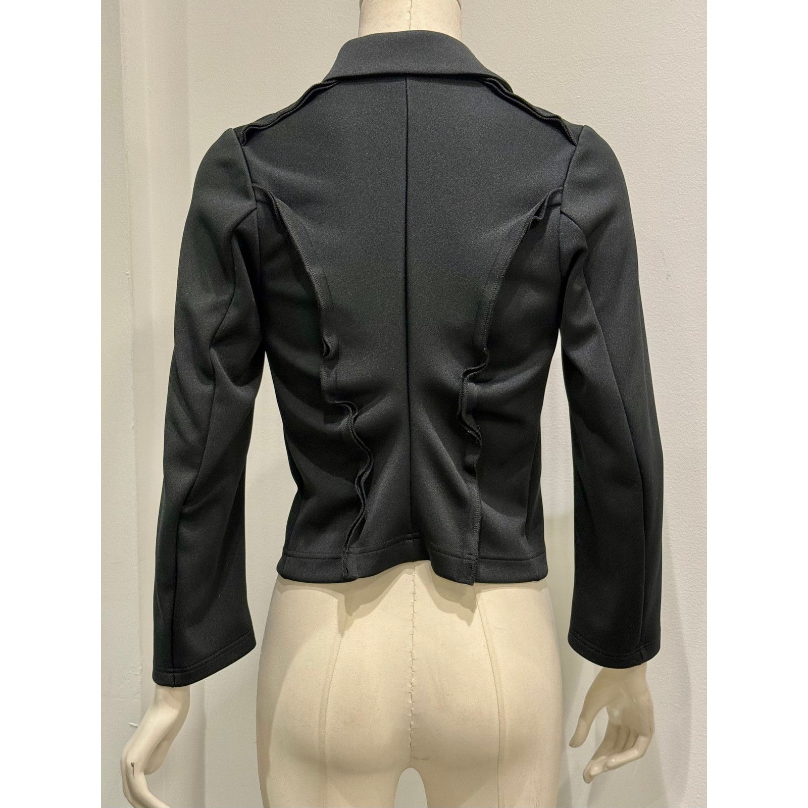 Comme des Garcons 2011 Comme des Garçons wavy seam biker jacket Size US M / EU 48-50 / 2 - 1 Thumbnail