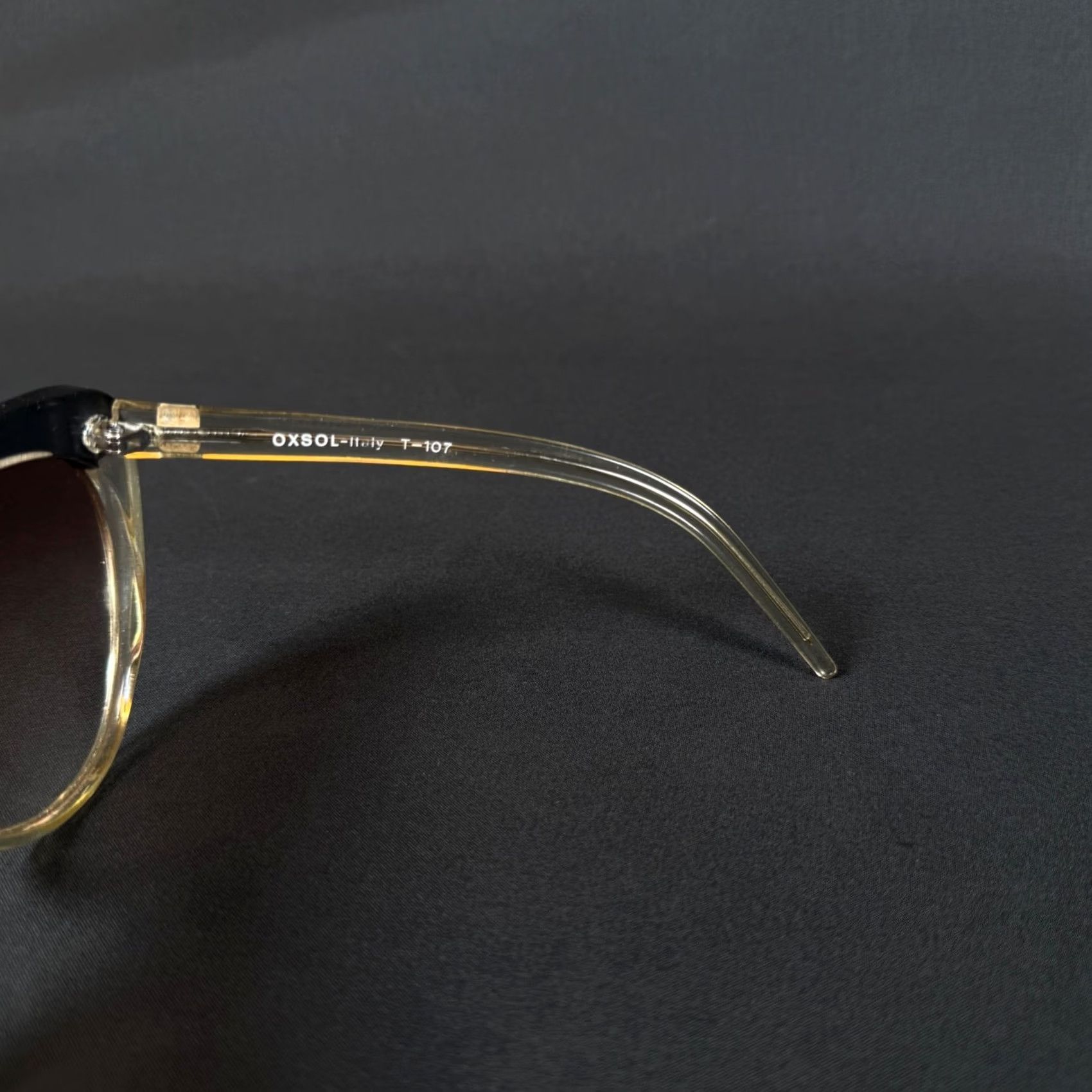 VINTAGE Laura Biagiotti Oversized Sunglasses Brown Gradient 