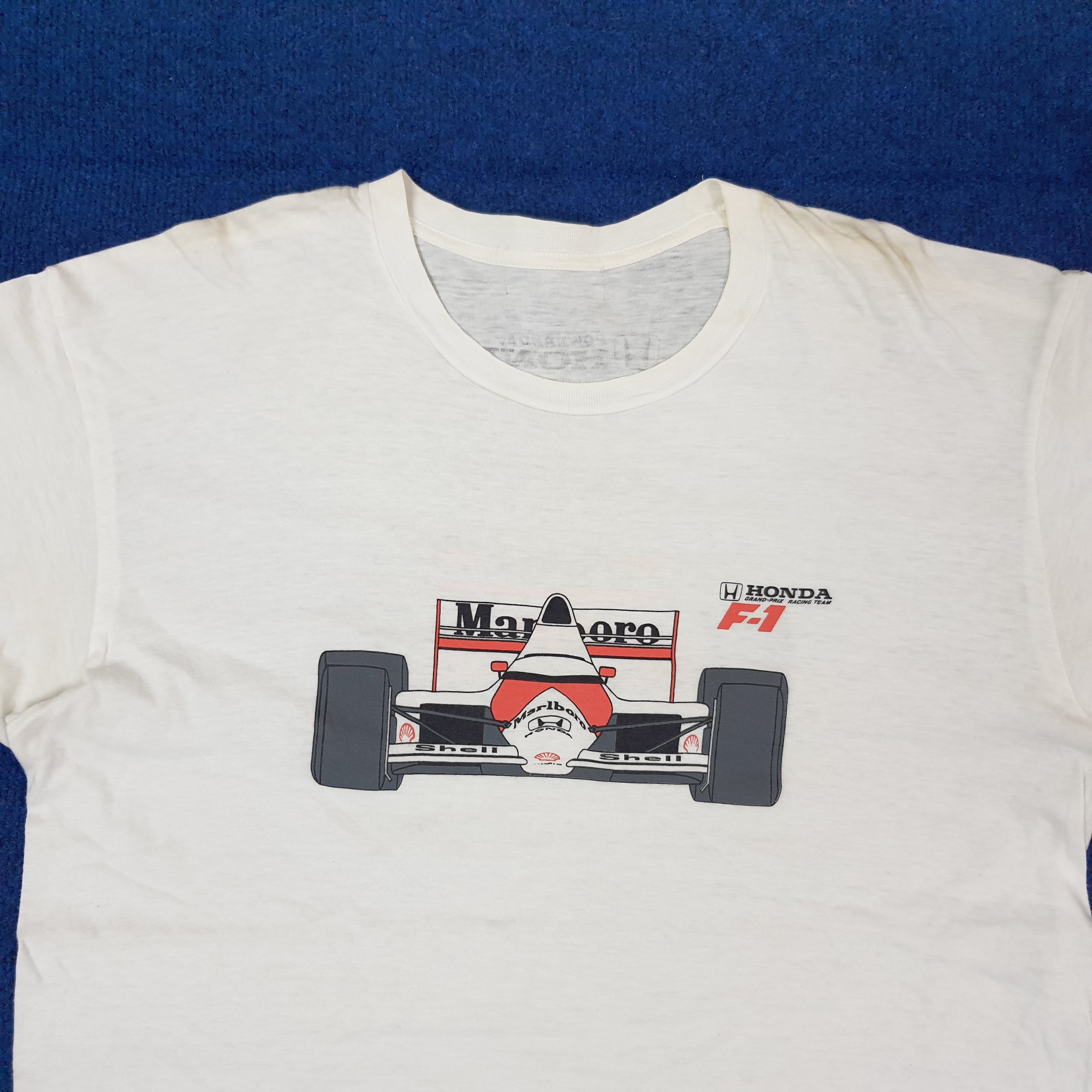 Honda Vintage HONDA F-1 Marlboro 90s Tshirt C259N59 Size US L / EU 52-54 / 3 - 4 Thumbnail