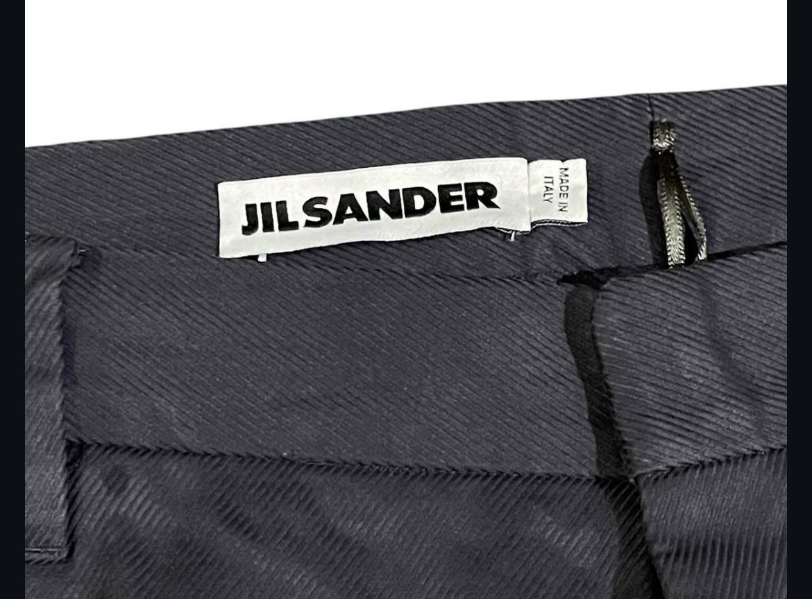 Jil Sander 2000s Jil Sander Gabardine Wool Tapered Pants Size US 34 / EU 50 - 4 Thumbnail