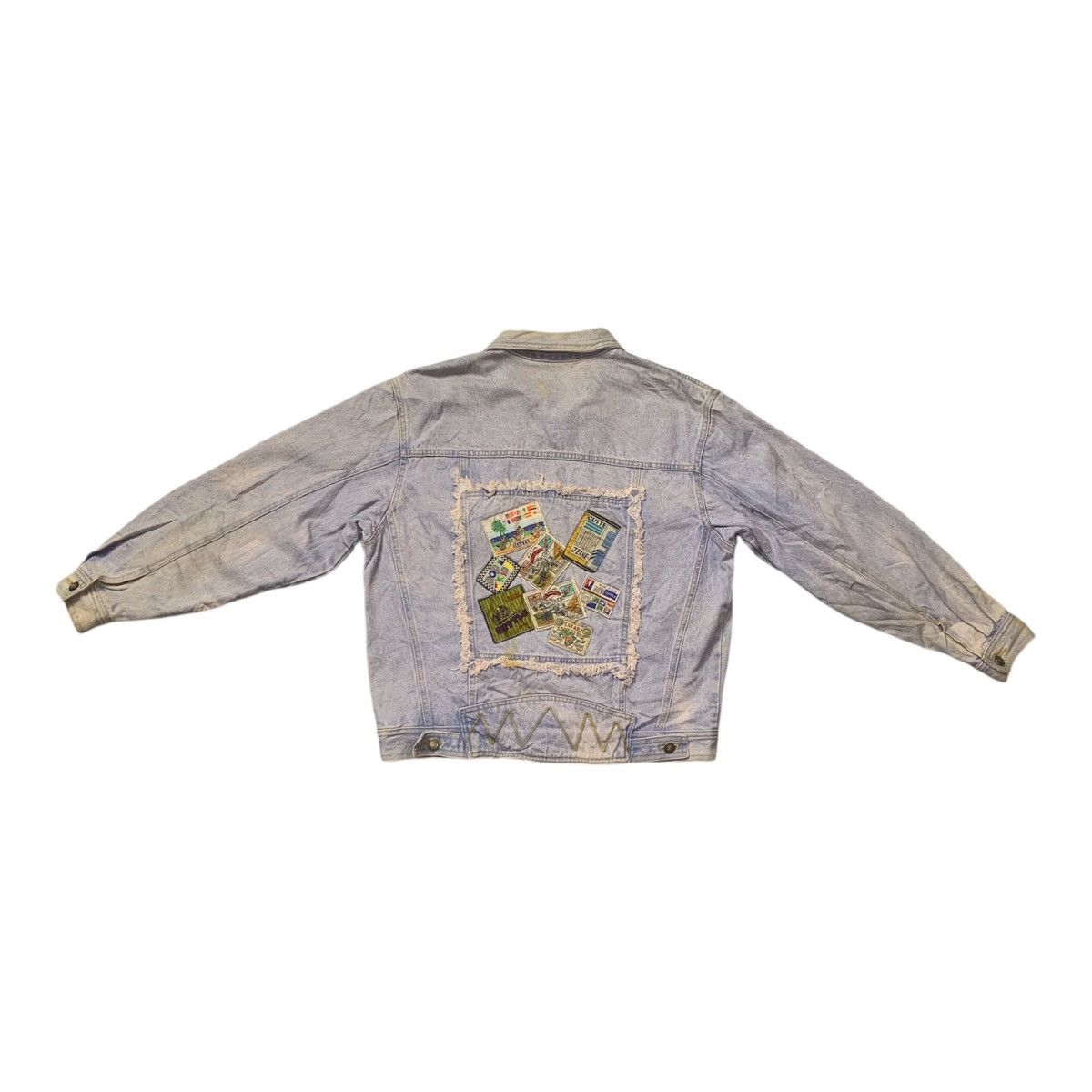 Japanese Brand × Vintage Rare Design Vintage Cuttle JeansDenim Jackets Size US M / EU 48-50 / 2 - 1 Thumbnail