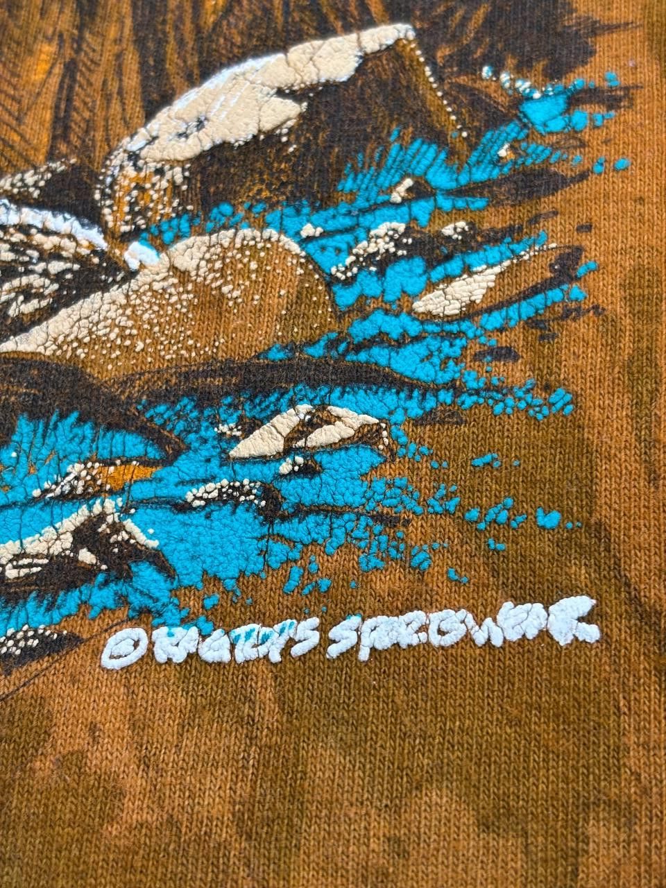 Vintage Vintage 1992 Ragtop Wolf Nature Tee Made in USA Size US L / EU 52-54 / 3 - 4 Thumbnail