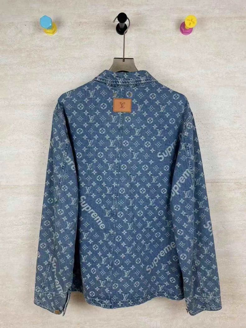 Louis Vuitton Louis Vuitton Co-branded 4-pocket denim jacket Size US XL / EU 56 / 4 - 2 Thumbnail