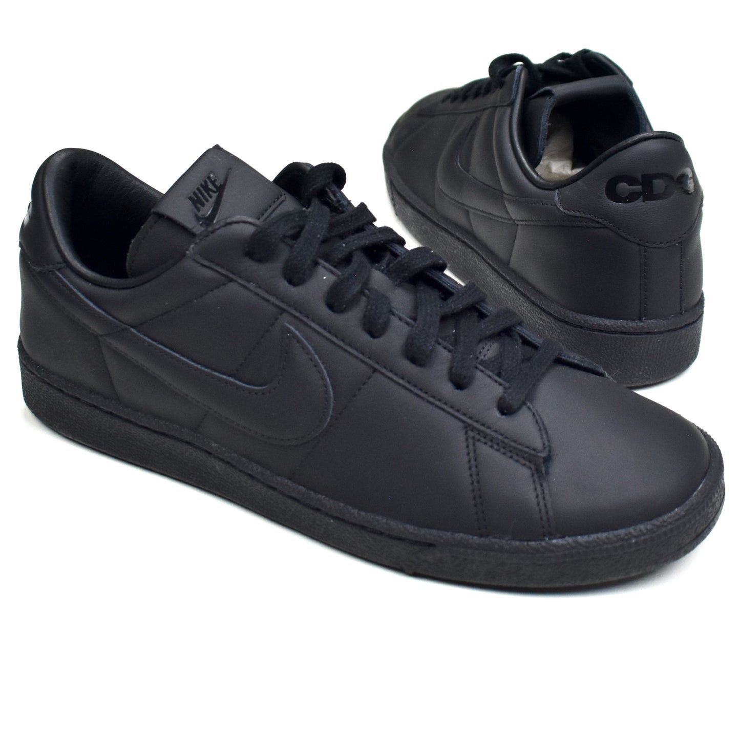 Comme des Garcons Nike Nike CDG Black Tennis Classic SP Leather Sneakers Grailed