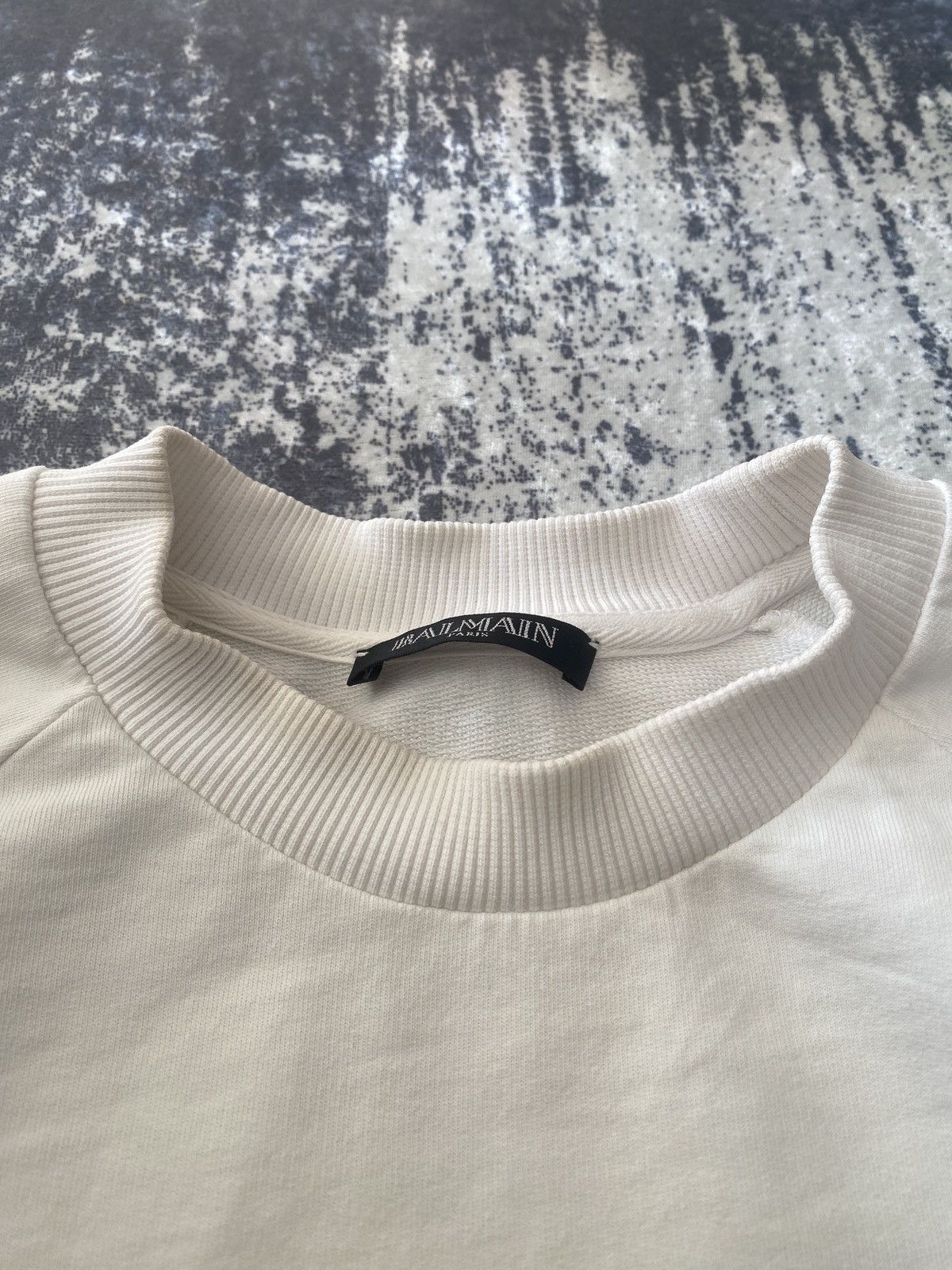 Balmain Luxury women balmain big gold logo crawneck Size S / US 4 / IT 40 - 7 Thumbnail