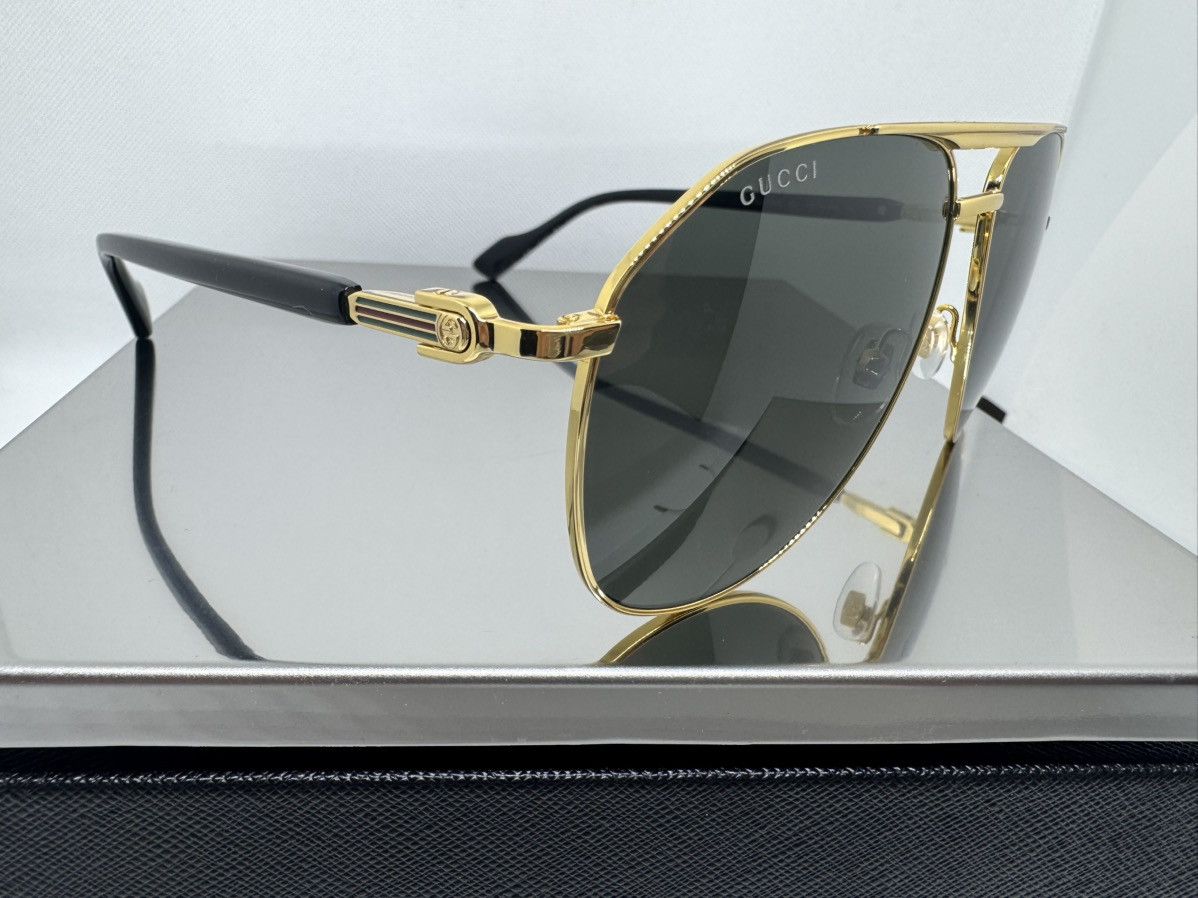 Gucci × Vintage Gucci sunglasses GG1220S 001 59 Made in Japan New Collection Size ONE SIZE - 6 Thumbnail