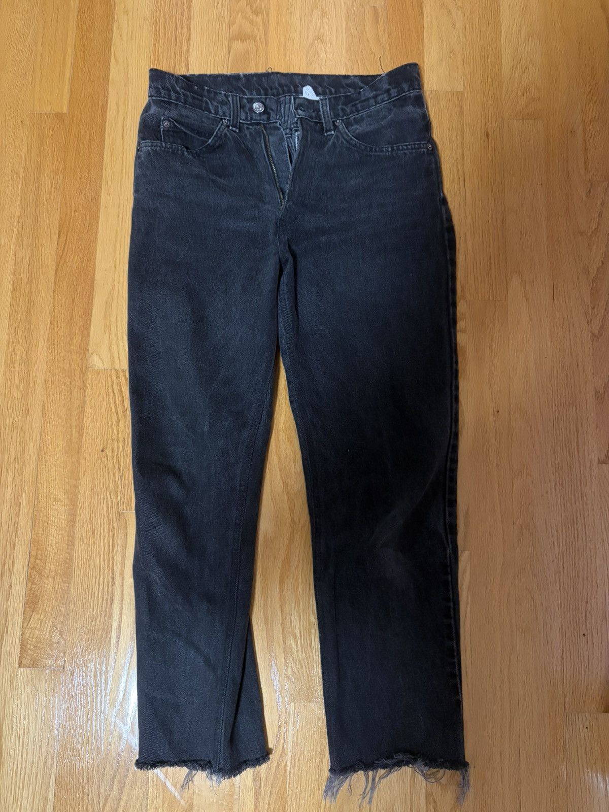 Levi's Orange Tab 550 Washed Black Size US 29 - 1 Thumbnail
