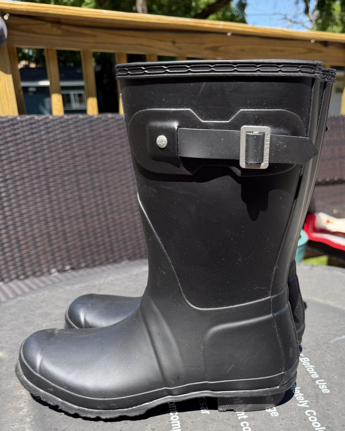 Hunter Hunter Boots - Worn twice - Size 9 Size US 9 / IT 39 - 8 Thumbnail