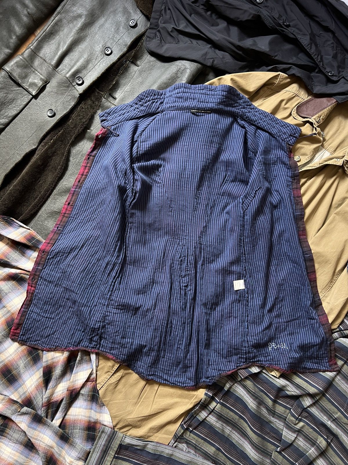 Marithe + Francois Girbaud Vintage Marithe Francouis Girbaud Buttn Up Avant-Garde Shirt Size XS / US 0-2 / IT 36-38 - 8 Thumbnail