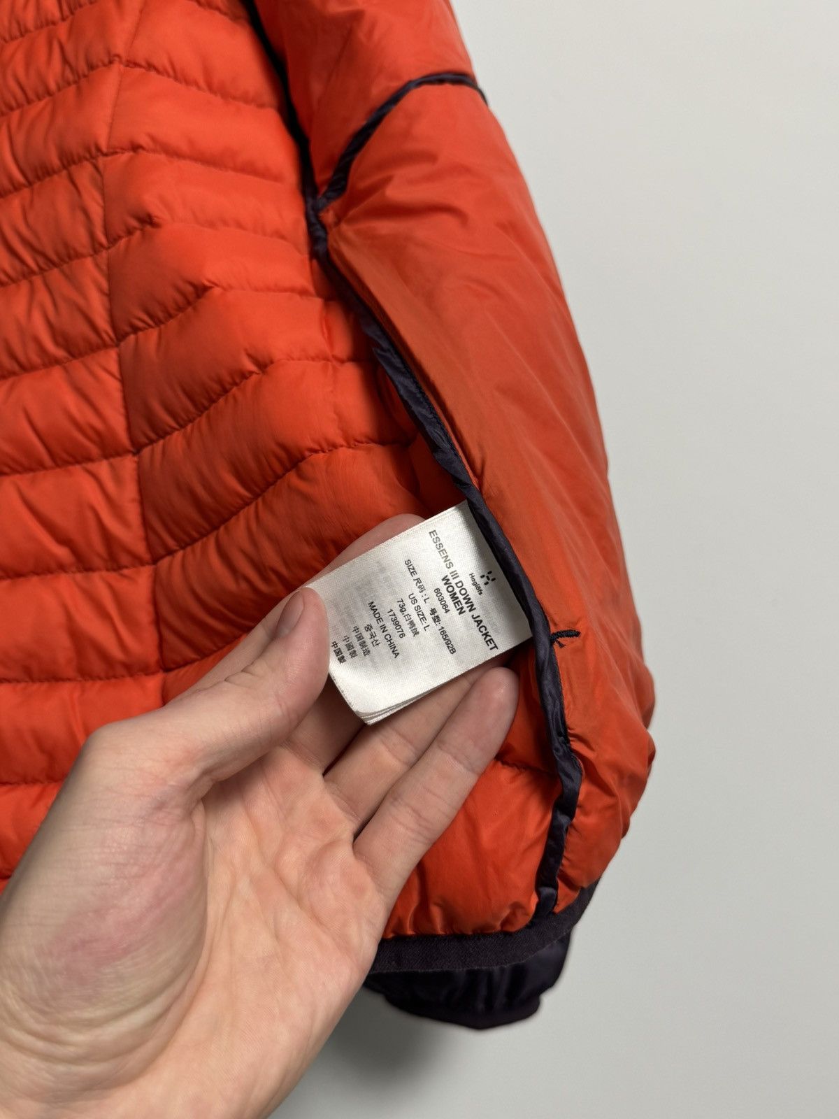 Haglofs Haglofs Womens Outdoor Hiking Nylon Down Puffer Jacket Size L / US 10 / IT 46 - 9 Thumbnail