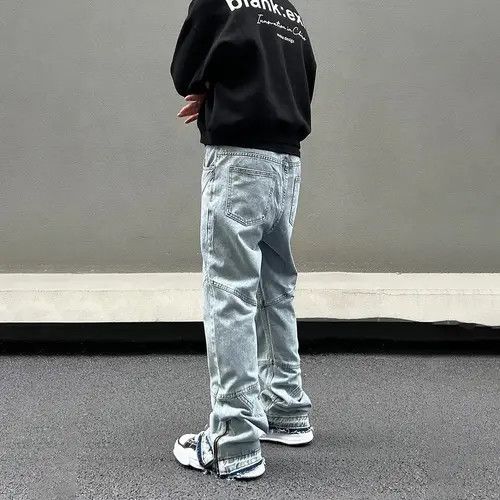 VIBE Jeans Street Fashion Y2k Trousers Baggy Hip Hop Punk Pants Size US 30 / EU 46 - 4 Thumbnail
