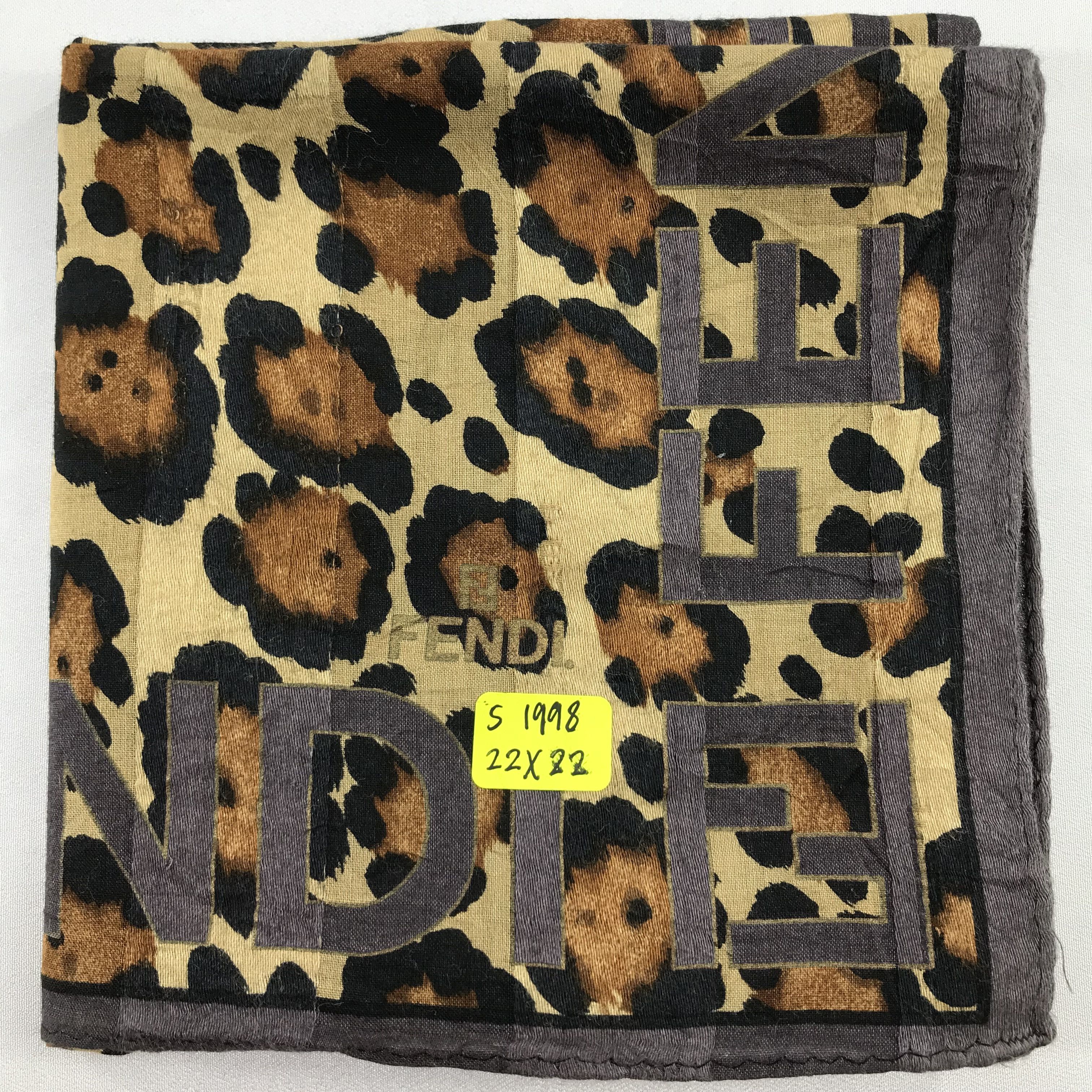 Vintage Vintage Fendi Bandana / Handkerchief / Neckerchief - S1998 Size ONE SIZE - 5 Thumbnail